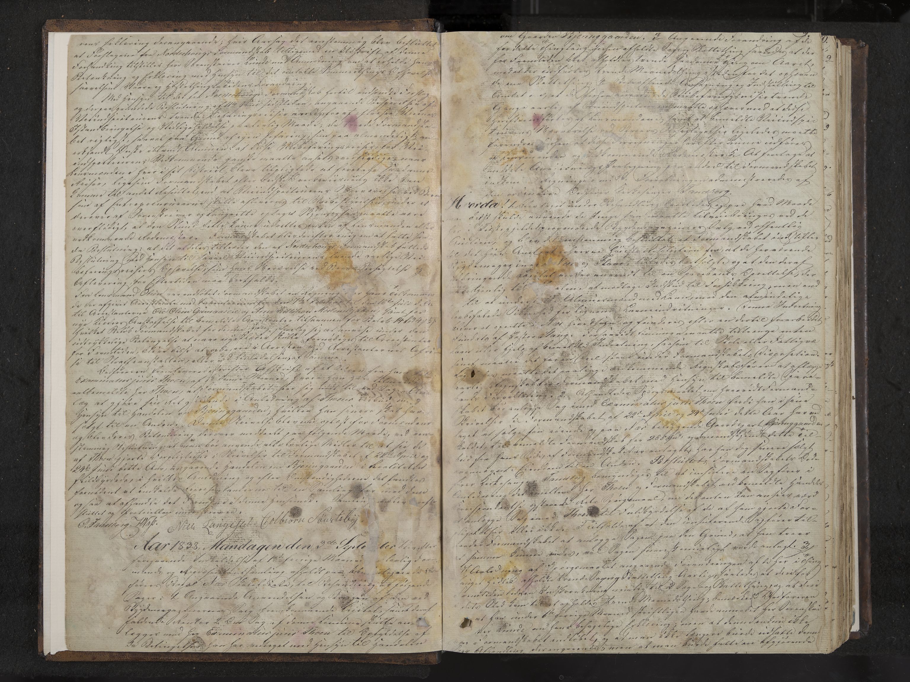 Nes formannskap og sentraladministrasjon, IKAK/0616021-1/A/Aa/L0001: Møtebok med register, 1838-1875, s. 9