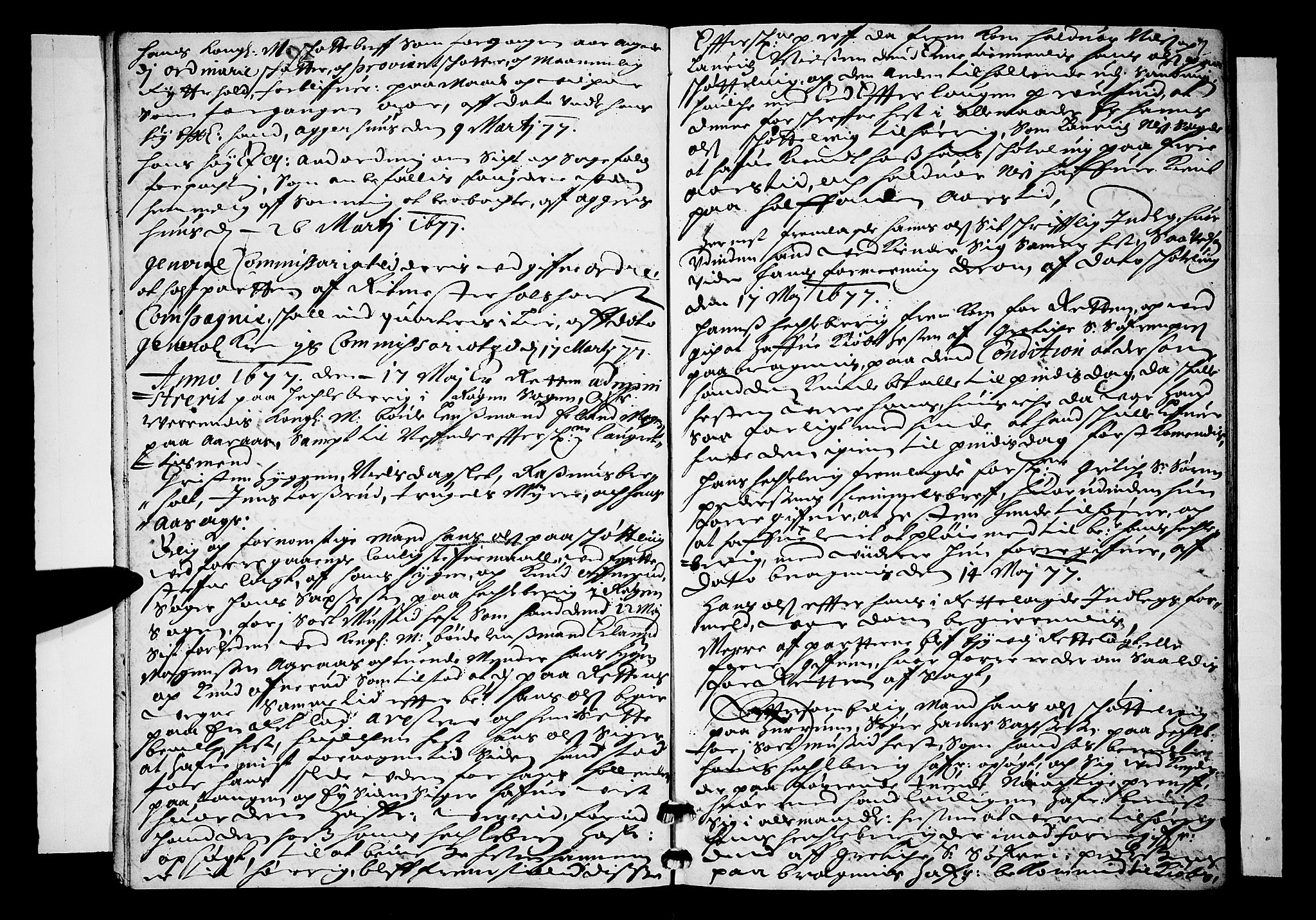 Lier, Røyken og Hurum sorenskriveri, AV/SAKO-A-89/F/Fa/L0018: Tingbok, 1677, s. 7