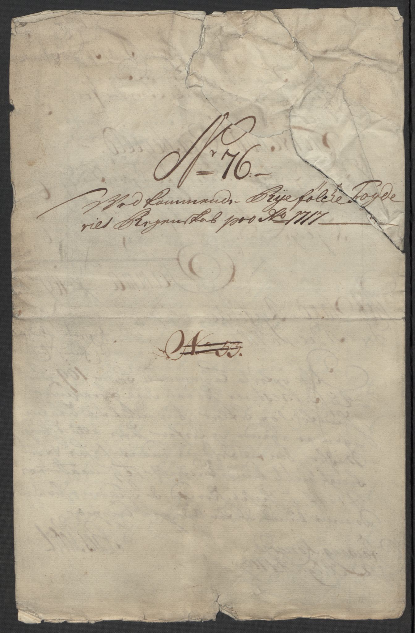 Rentekammeret inntil 1814, Reviderte regnskaper, Fogderegnskap, RA/EA-4092/R47/L2870: Fogderegnskap Ryfylke, 1717, s. 355