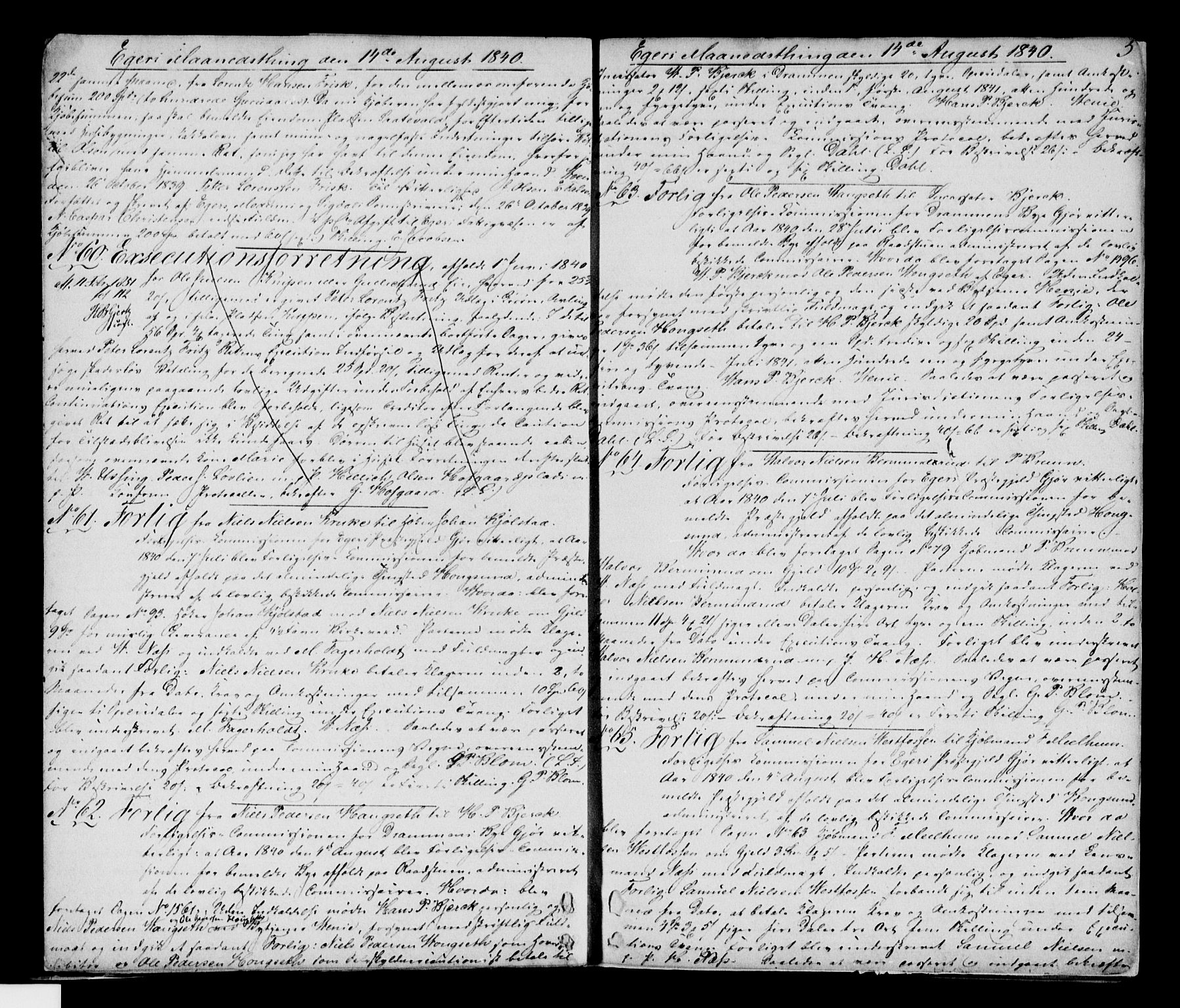 Eiker, Modum og Sigdal sorenskriveri, SAKO/A-123/G/Ga/Gaa/L0011a: Pantebok nr. I 11a, 1840-1842, s. 5