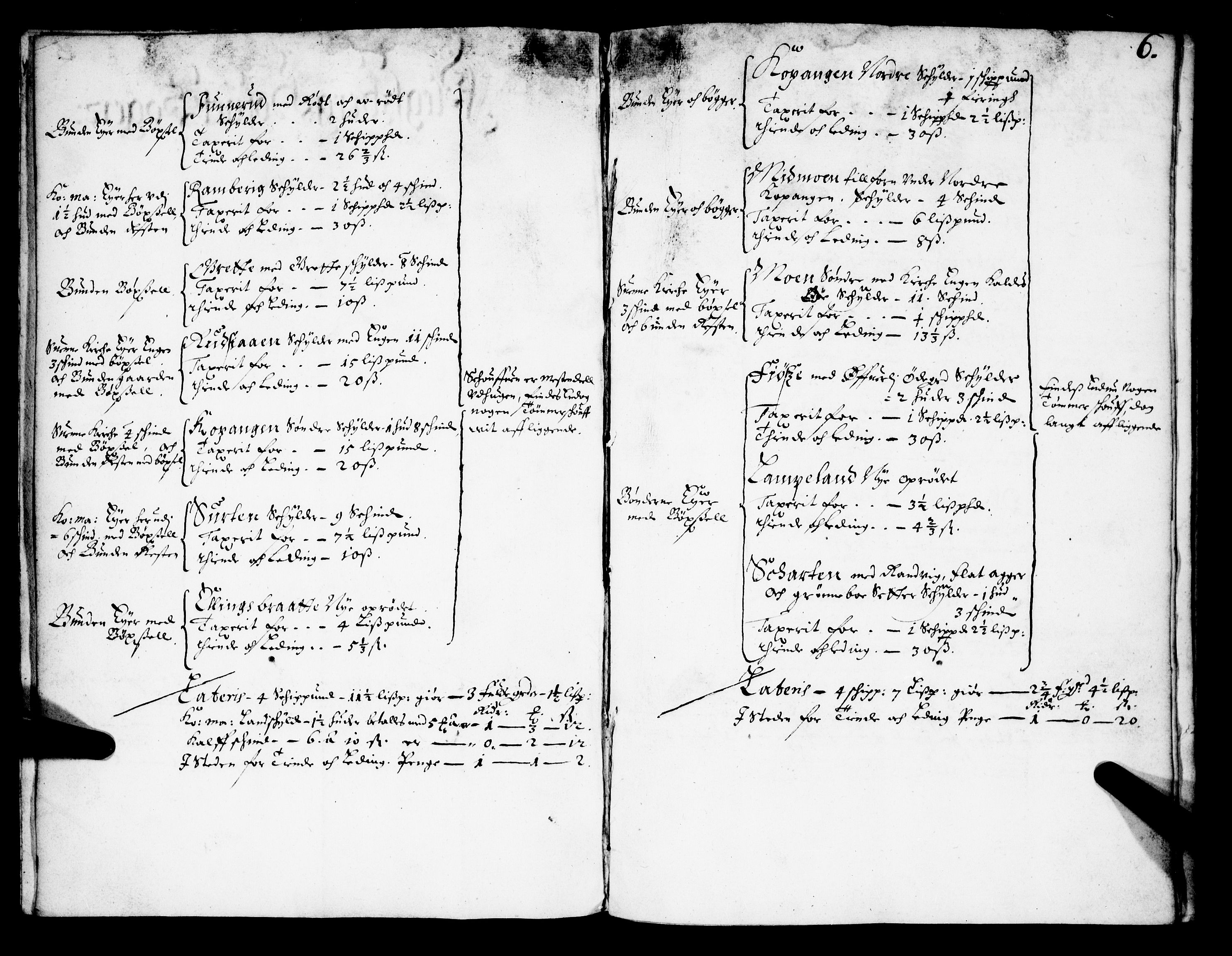 Rentekammeret inntil 1814, Realistisk ordnet avdeling, AV/RA-EA-4070/N/Nb/Nba/L0027: Numedal, 1668, s. 5b-6a