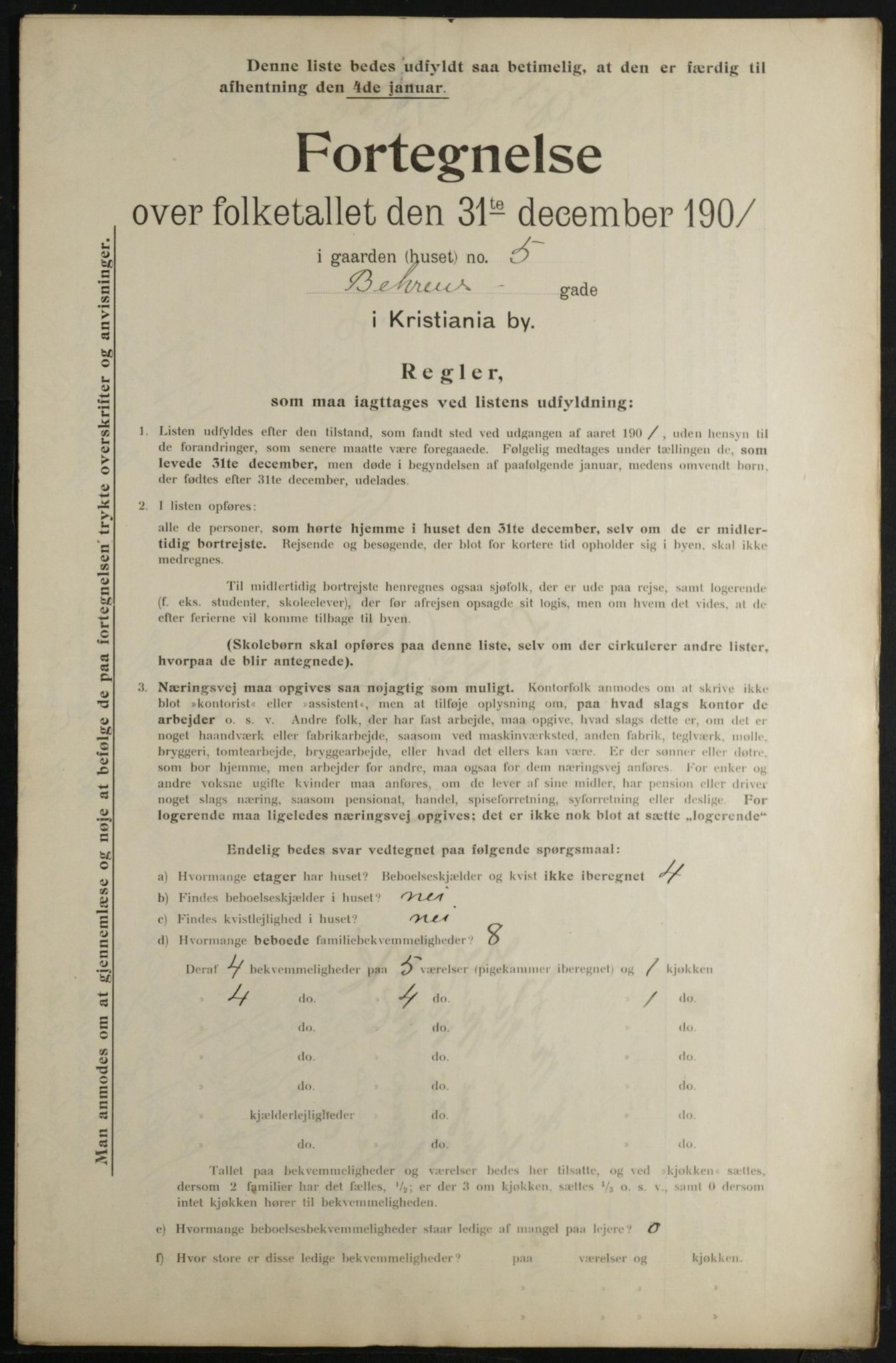 OBA, Kommunal folketelling 31.12.1901 for Kristiania kjøpstad, 1901, s. 644