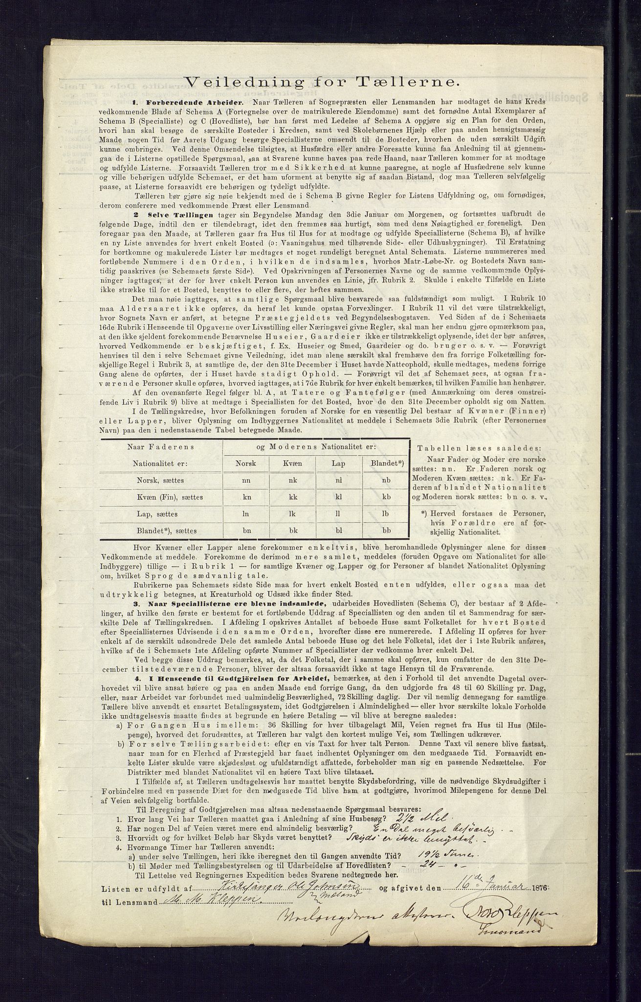 SAKO, Folketelling 1875 for 0827P Hjartdal prestegjeld, 1875, s. 4