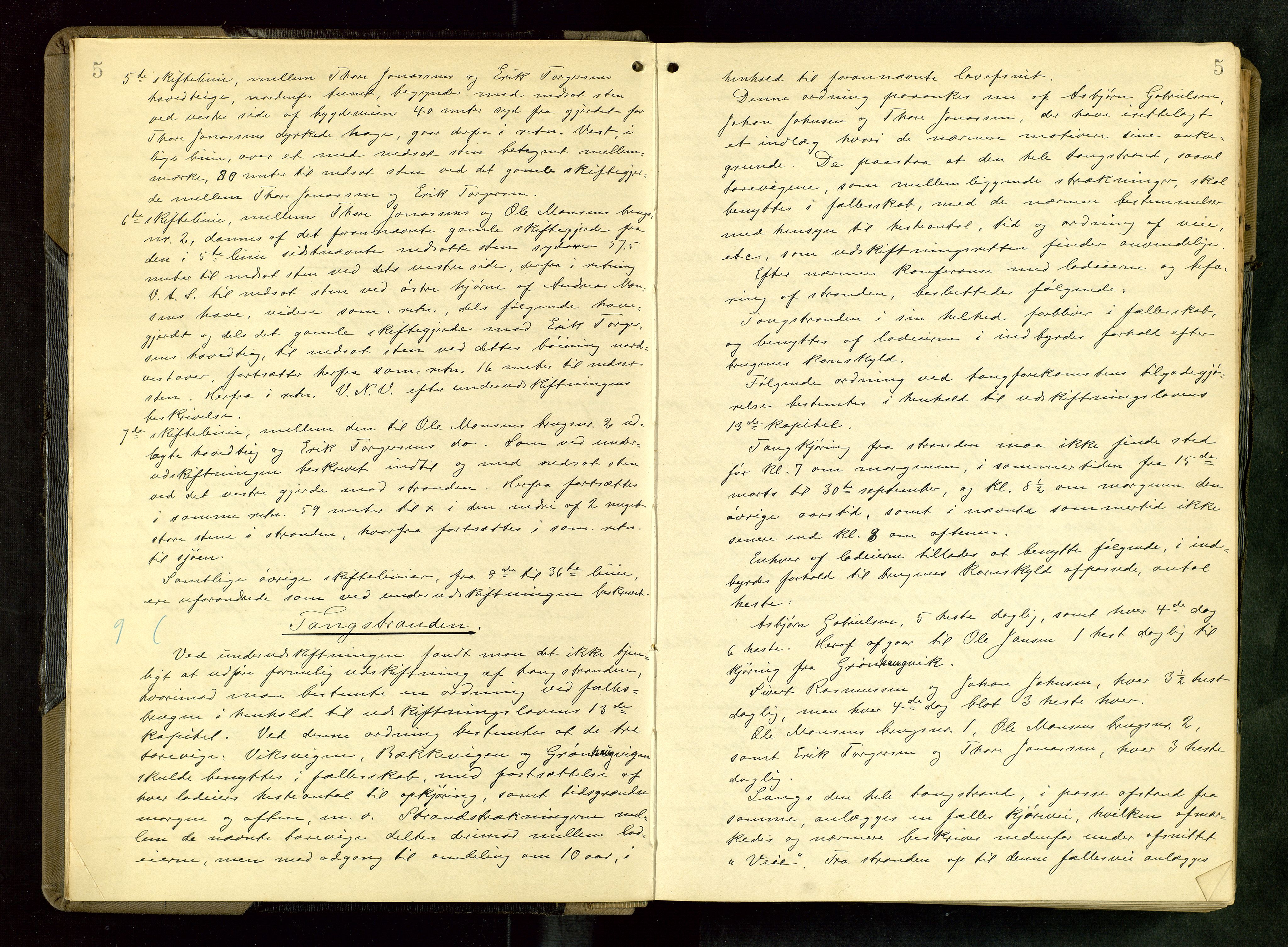 Rogaland jordskifterett, AV/SAST-A-102426/Oa/L0064: Forhandlingsprotokoll, 1905-1908, s. 5