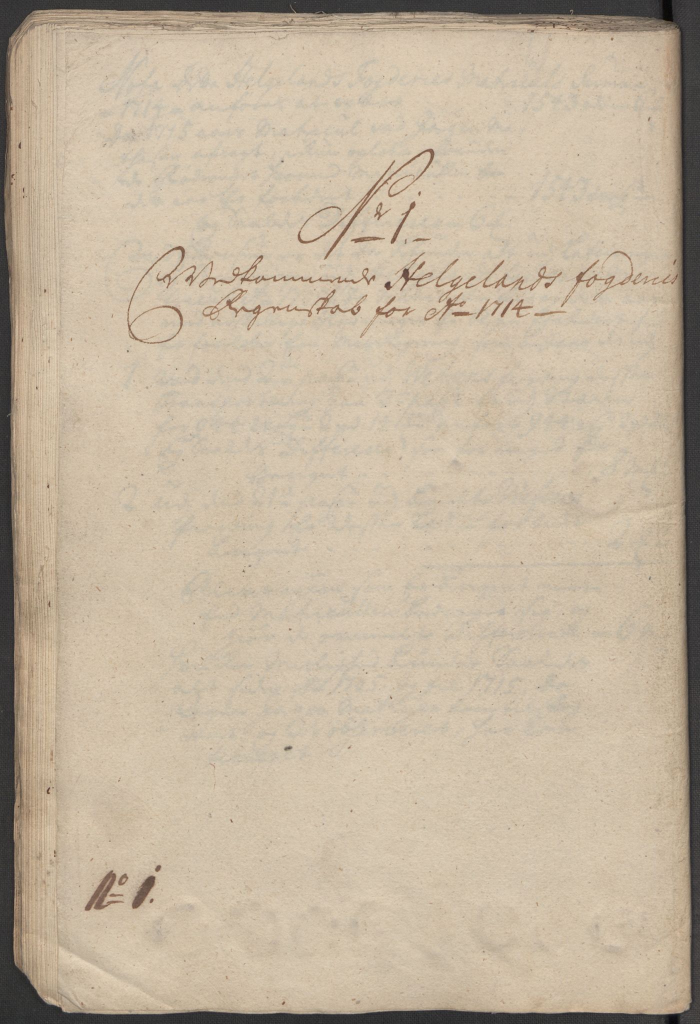 Rentekammeret inntil 1814, Reviderte regnskaper, Fogderegnskap, RA/EA-4092/R65/L4513: Fogderegnskap Helgeland, 1714-1715, s. 92