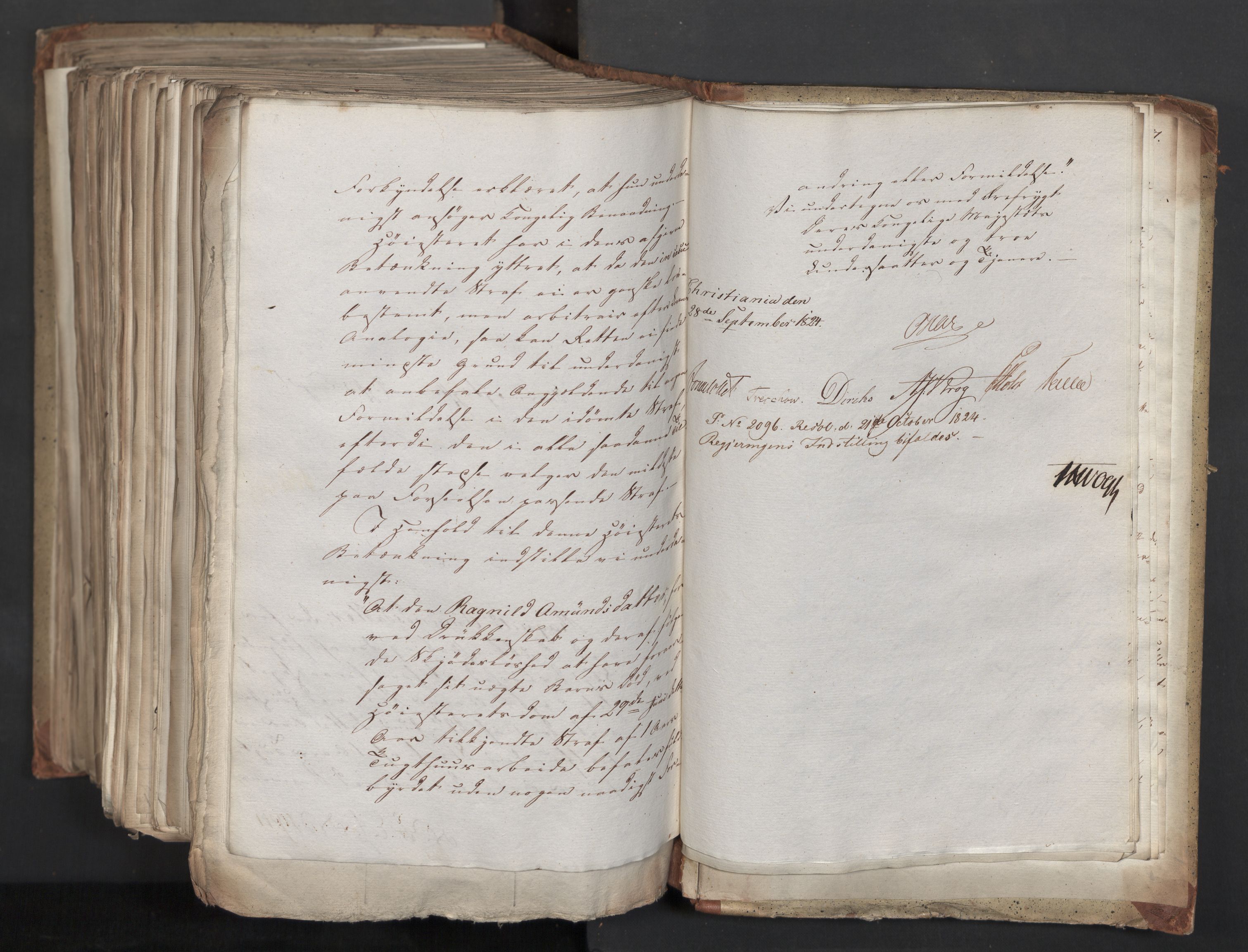Statsrådsavdelingen i Stockholm, AV/RA-S-1003/D/Da/L0039: Regjeringsinnstillinger nr. 1661-1946, 1824, s. 747