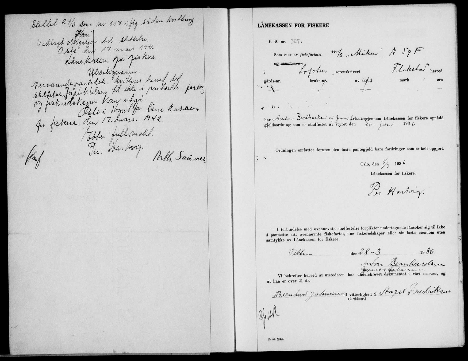 Lofoten sorenskriveri, SAT/A-0017/1/2/2C/L0033b: Pantebok nr. 33b, 1936-1936, Dagboknr: 627/1936