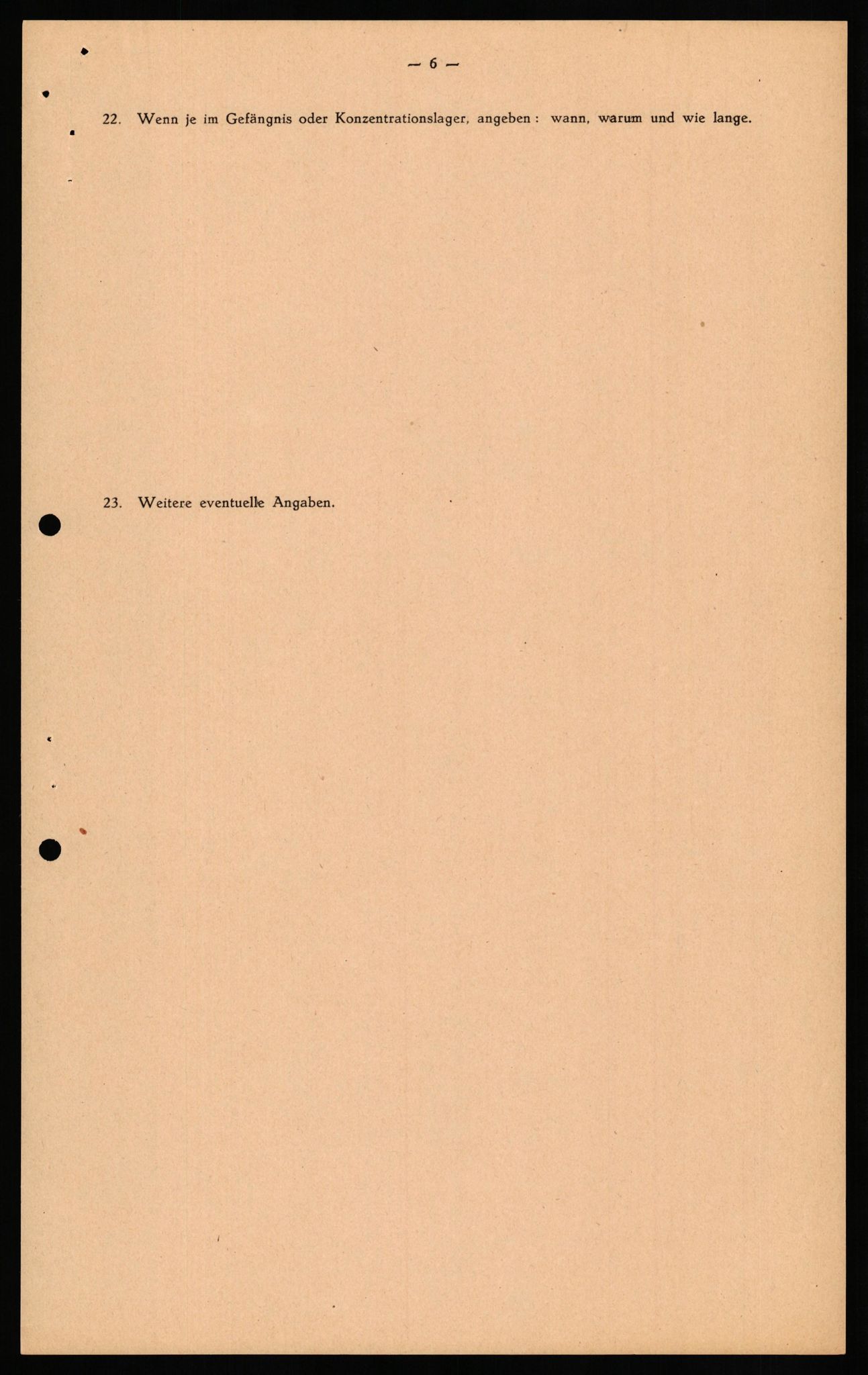 Forsvaret, Forsvarets overkommando II, RA/RAFA-3915/D/Db/L0029: CI Questionaires. Tyske okkupasjonsstyrker i Norge. Tyskere., 1945-1946, s. 426