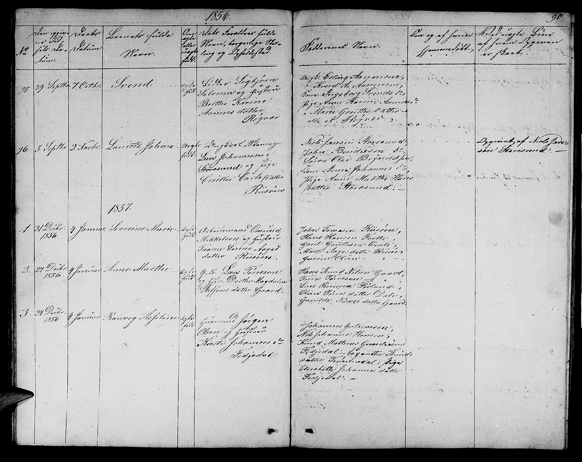 Torvastad sokneprestkontor, SAST/A -101857/H/Ha/Hab/L0004: Klokkerbok nr. B 4, 1850-1864, s. 90