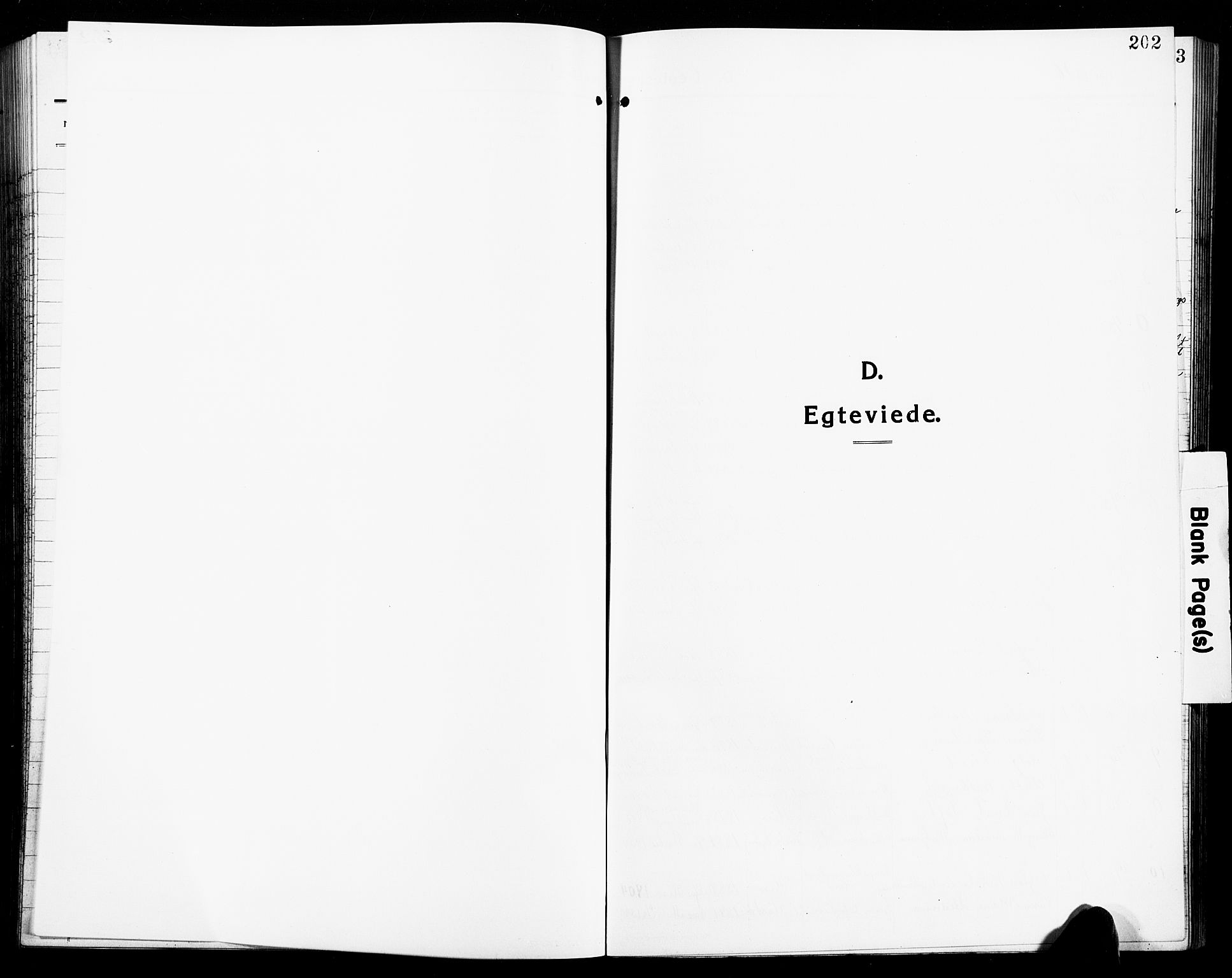 Arendal sokneprestkontor, Trefoldighet, SAK/1111-0040/F/Fb/L0007: Klokkerbok nr. B 7, 1916-1927, s. 202