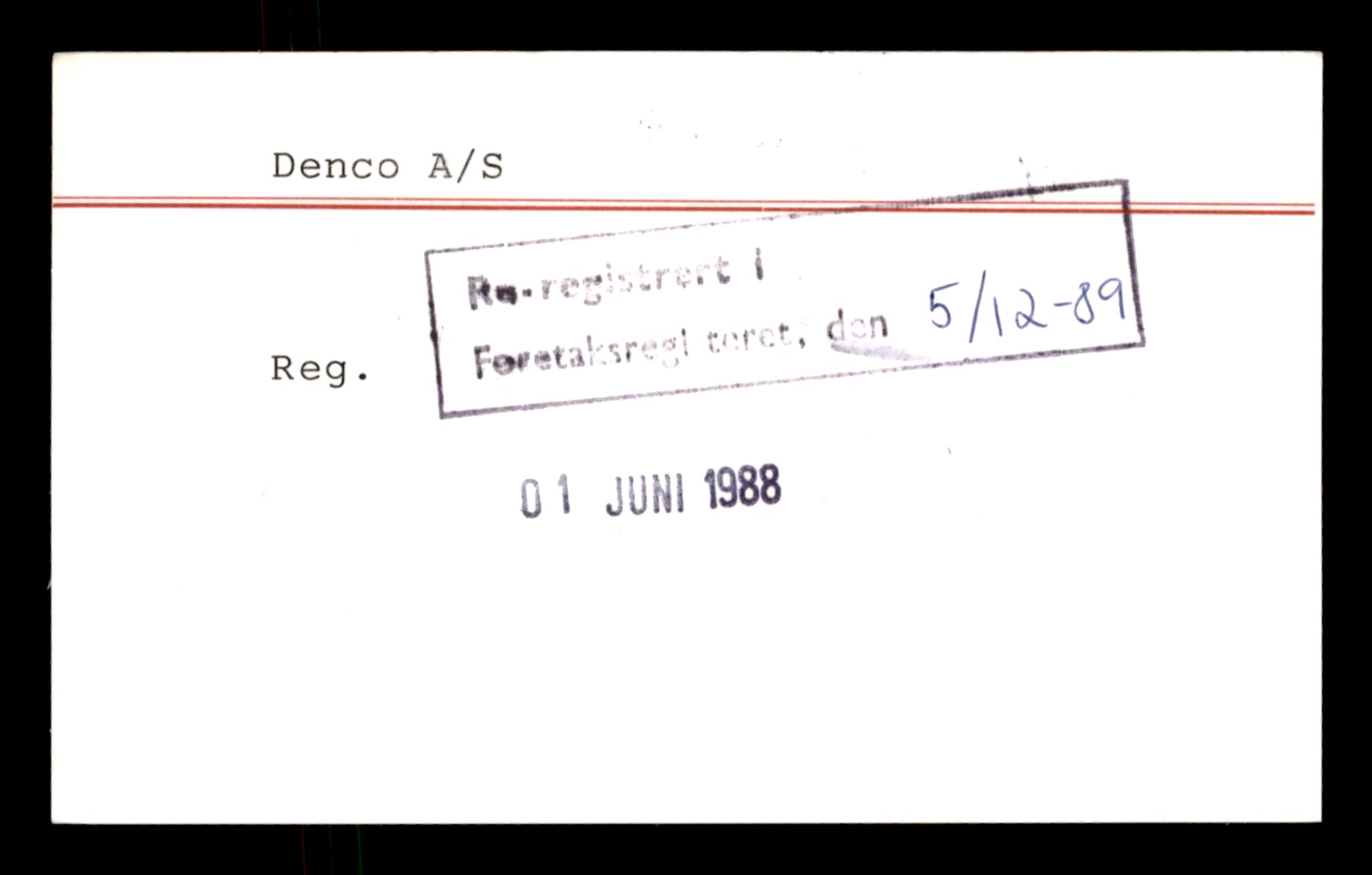 Oslo byfogd, Handelsregisteret, SAT/A-10867/G/Ga/Gad/L0007: Kartotekkort, Den-Ei, 1890-1990