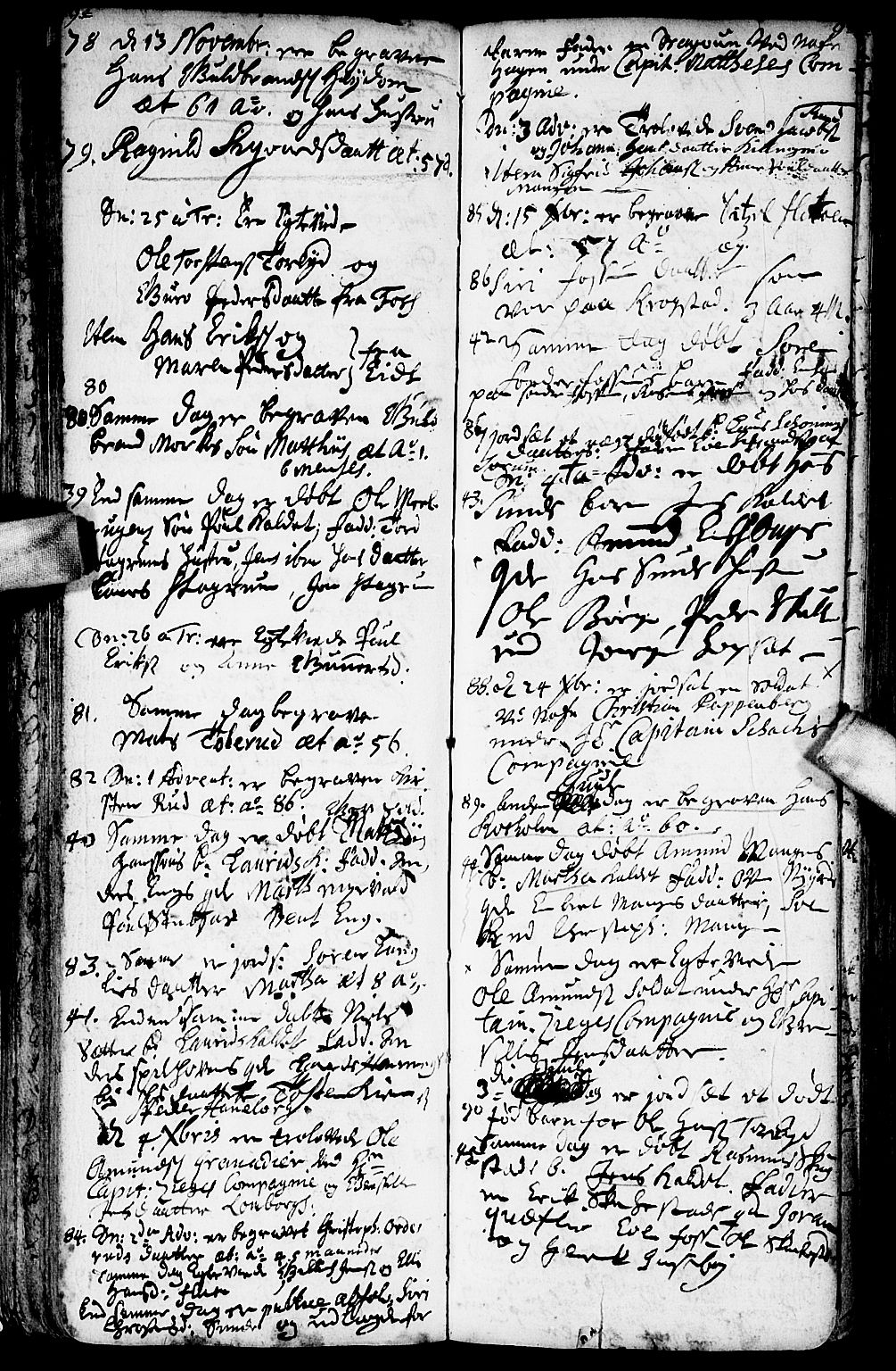 Aurskog prestekontor Kirkebøker, SAO/A-10304a/F/Fa/L0001: Ministerialbok nr. I 1, 1707-1735, s. 94-95