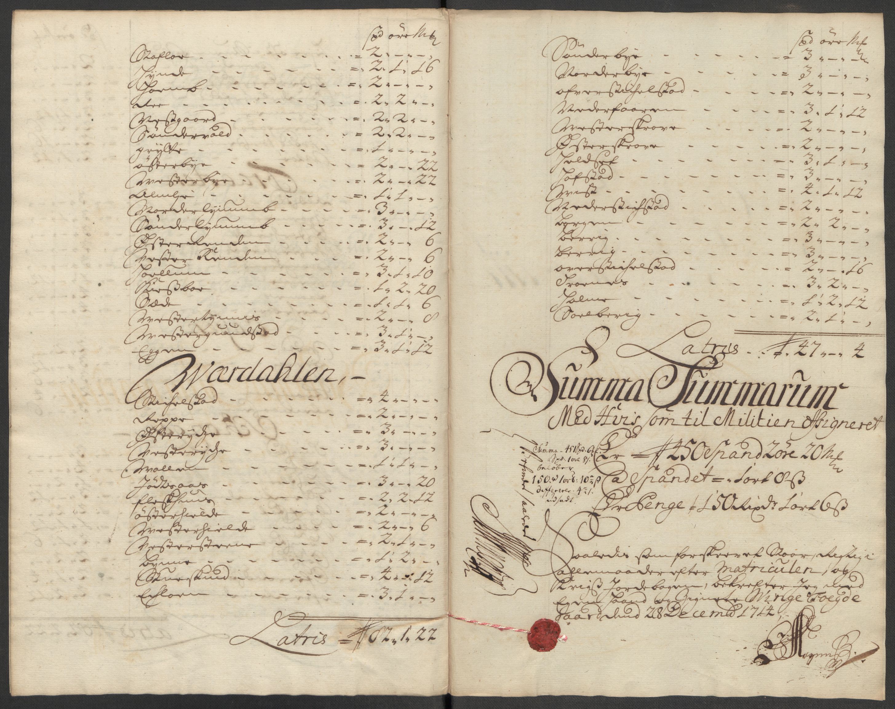 Rentekammeret inntil 1814, Reviderte regnskaper, Fogderegnskap, AV/RA-EA-4092/R62/L4204: Fogderegnskap Stjørdal og Verdal, 1714, s. 177