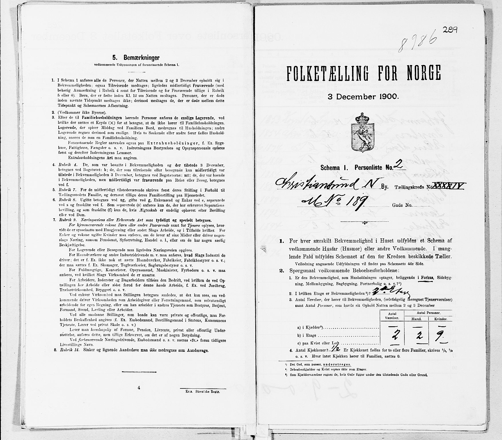 SAT, Folketelling 1900 for 1503 Kristiansund kjøpstad, 1900, s. 7601