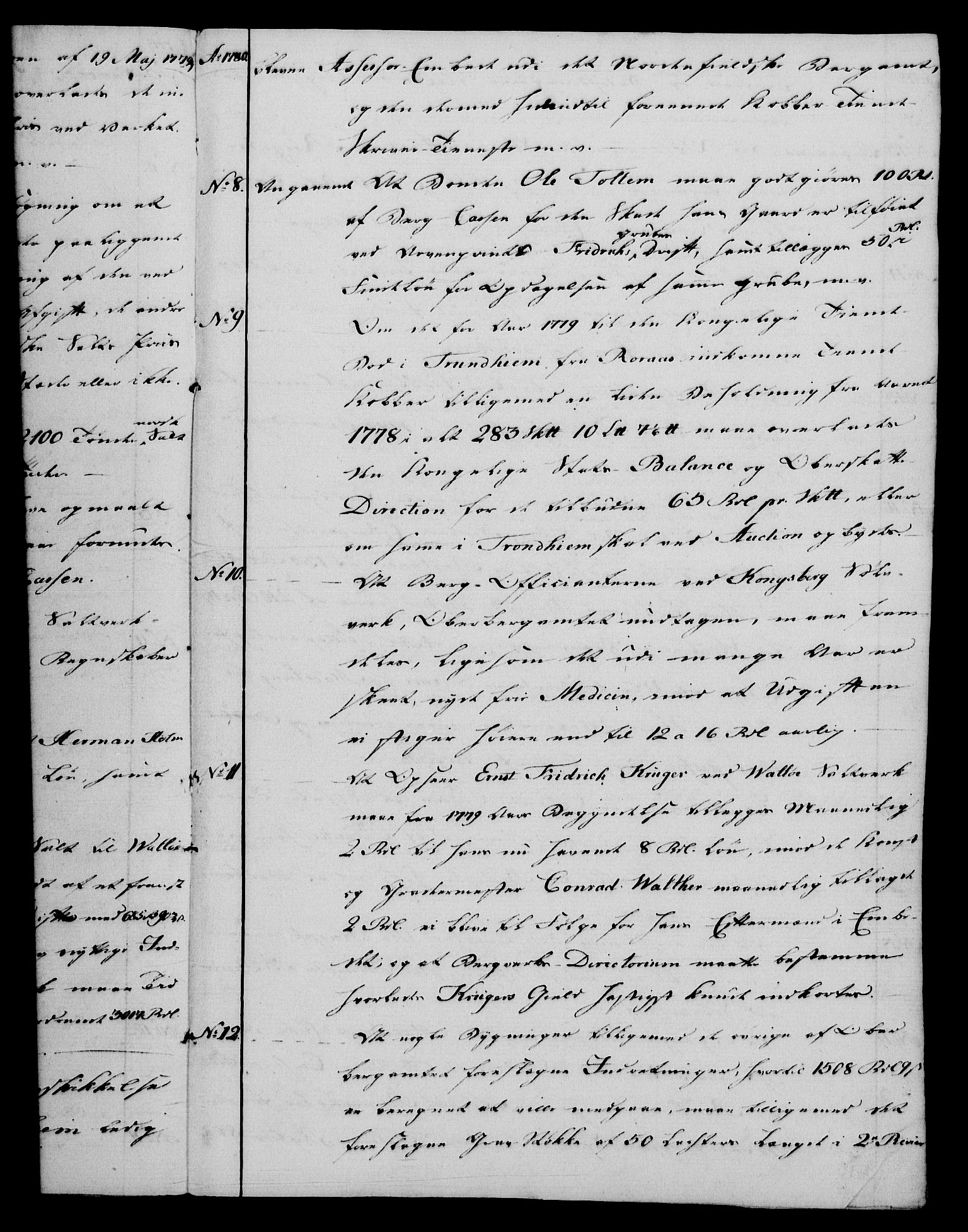 Rentekammeret, Renteskriverkontorene, AV/RA-EA-3115/M/Mf/Mfa/L0002: Resolusjonsprotokoll med register (merket RK 54.2), 1778-1780