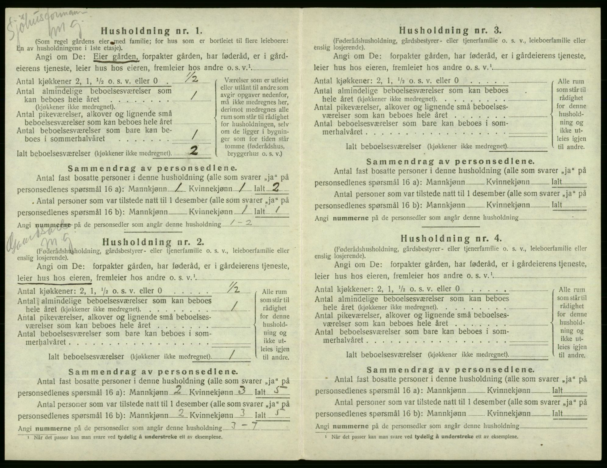 SAB, Folketelling 1920 for 1214 Ølen herred, 1920, s. 522