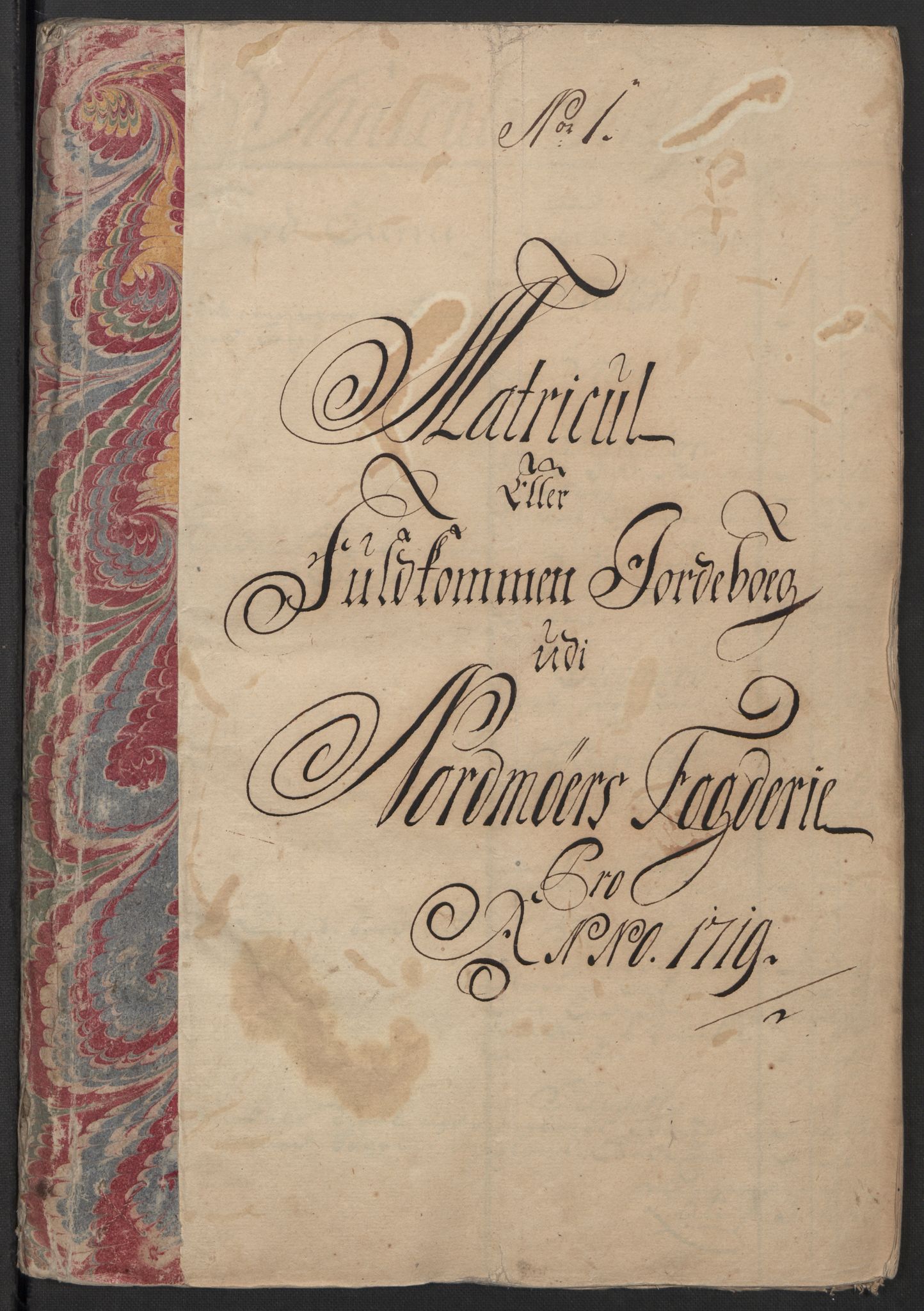 Rentekammeret inntil 1814, Reviderte regnskaper, Fogderegnskap, RA/EA-4092/R56/L3752: Fogderegnskap Nordmøre, 1719, s. 25