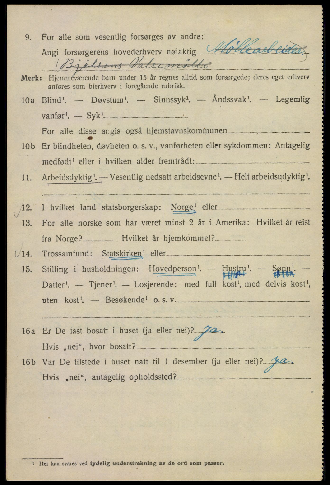 SAO, Folketelling 1920 for 0301 Kristiania kjøpstad, 1920, s. 627722