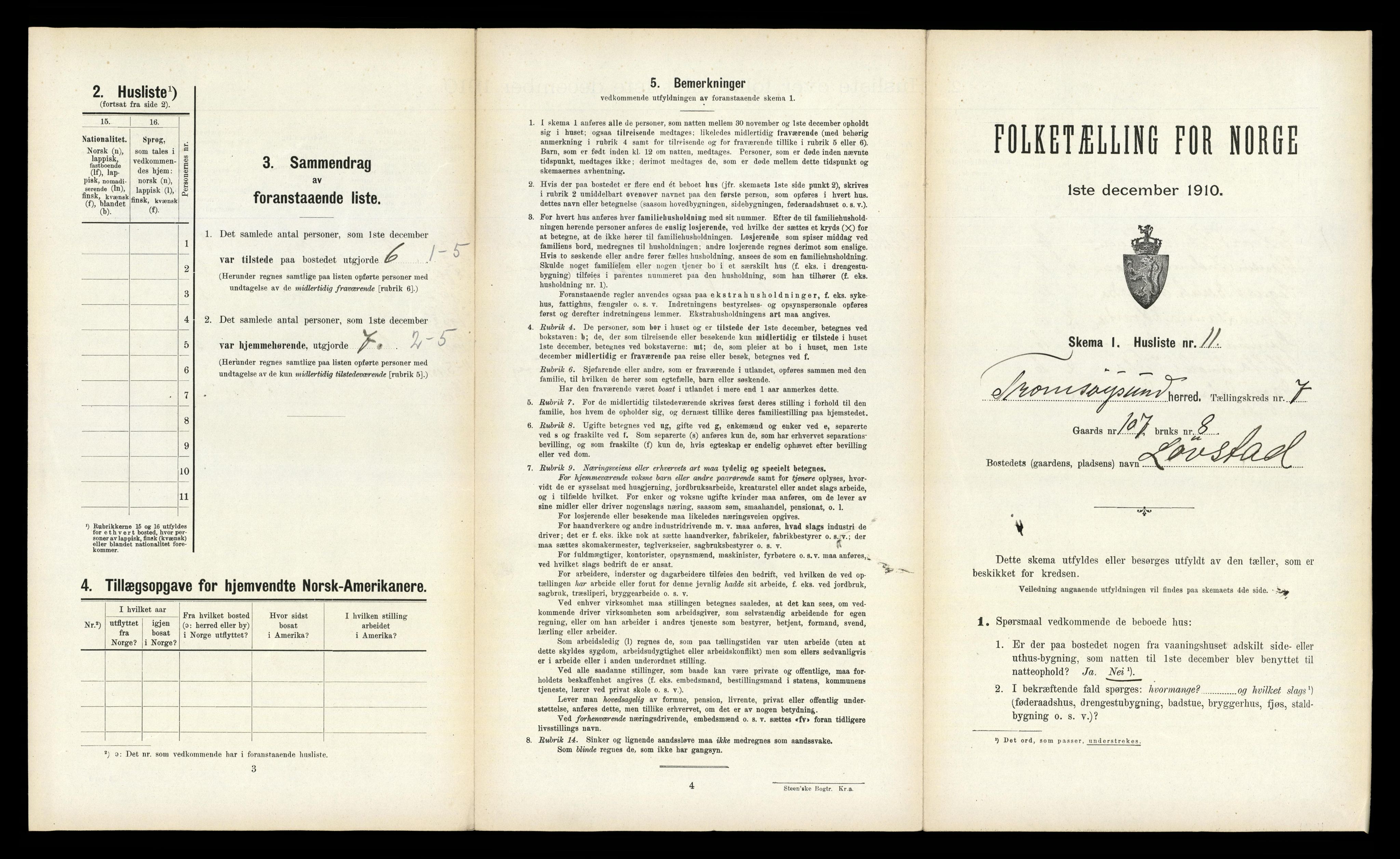 RA, Folketelling 1910 for 1934 Tromsøysund herred, 1910, s. 1345