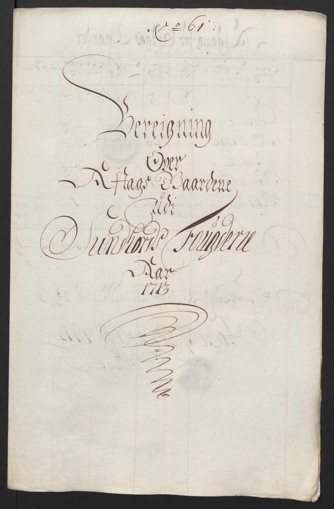 Rentekammeret inntil 1814, Reviderte regnskaper, Fogderegnskap, AV/RA-EA-4092/R48/L2989: Fogderegnskap Sunnhordland og Hardanger, 1713, s. 375