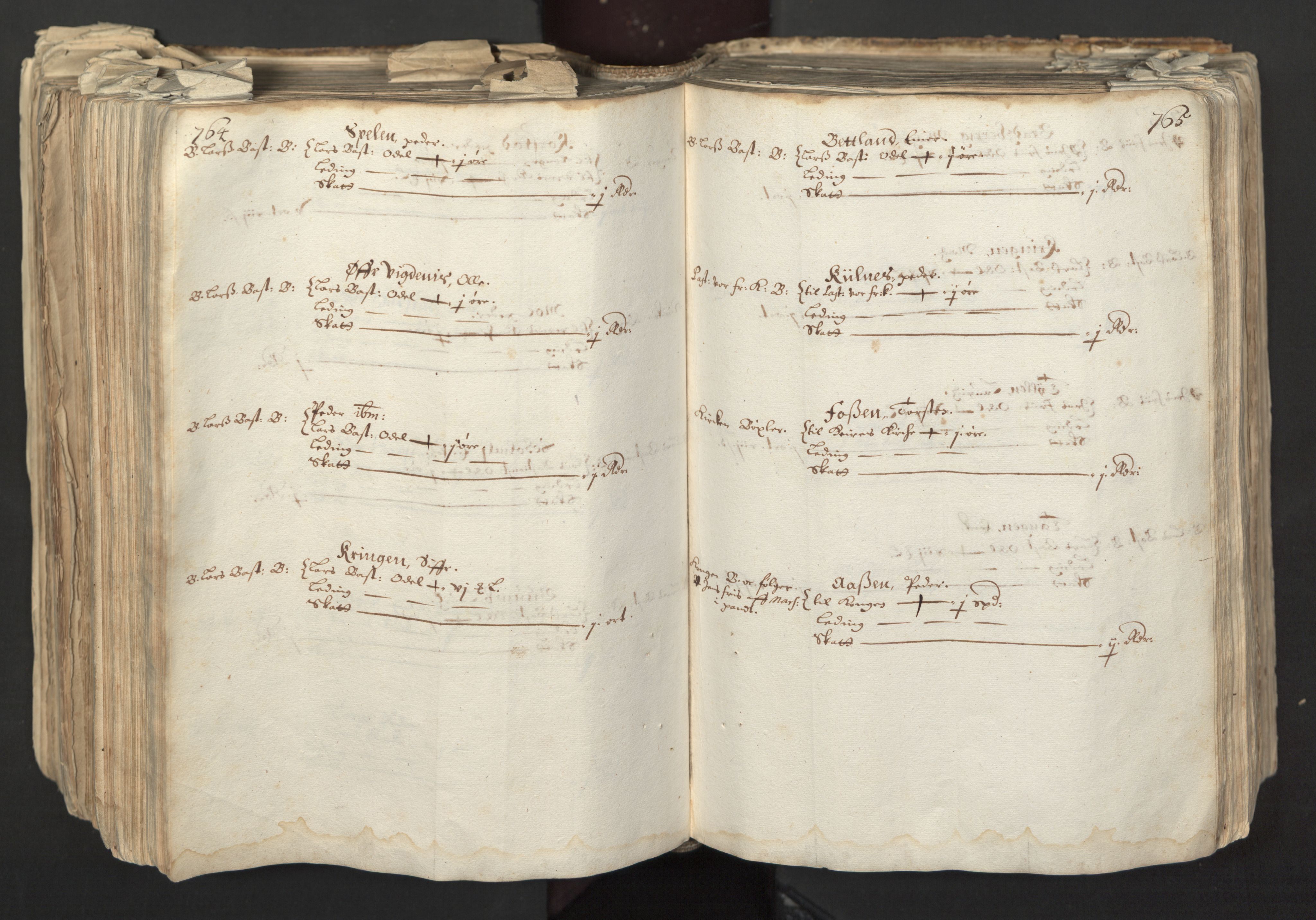 Rentekammeret inntil 1814, Realistisk ordnet avdeling, AV/RA-EA-4070/L/L0027: Trondheim lagdømme:, 1661, s. 764-765