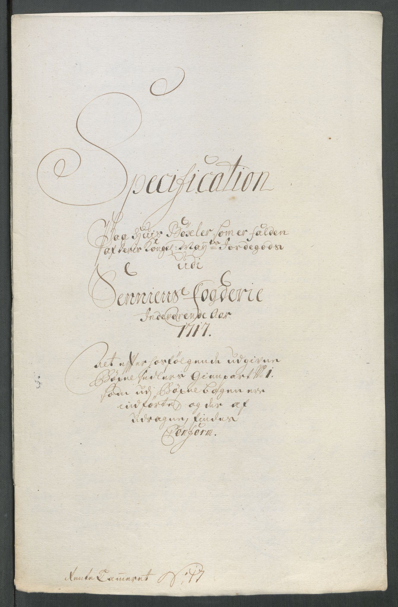 Rentekammeret inntil 1814, Reviderte regnskaper, Fogderegnskap, AV/RA-EA-4092/R68/L4763: Fogderegnskap Senja og Troms, 1717, s. 266