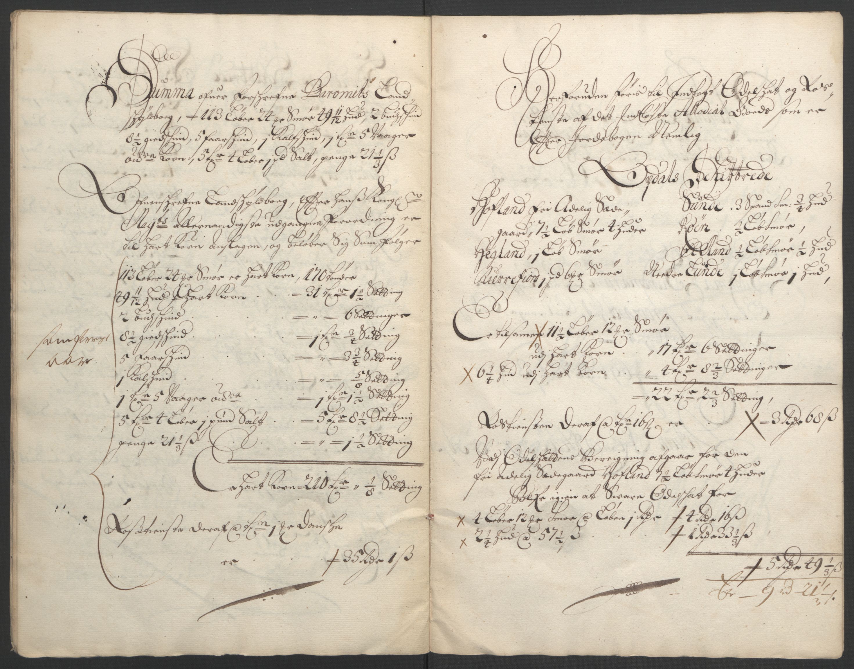 Rentekammeret inntil 1814, Reviderte regnskaper, Fogderegnskap, RA/EA-4092/R49/L3138: Fogderegnskap Rosendal Baroni, 1691-1714, s. 40