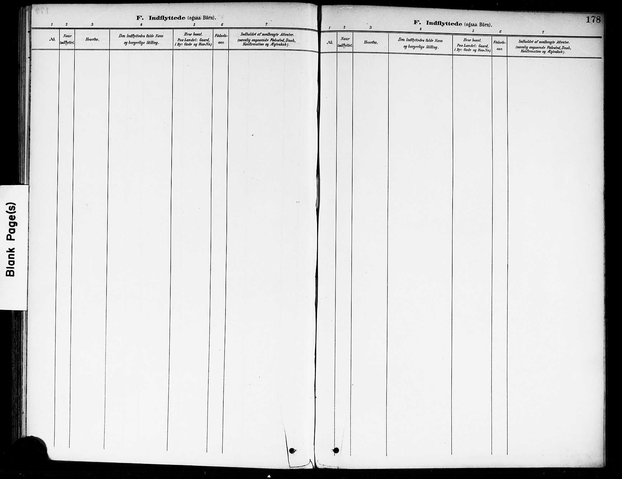 Fet prestekontor Kirkebøker, AV/SAO-A-10370a/F/Fa/L0015: Ministerialbok nr. I 15, 1892-1904, s. 178