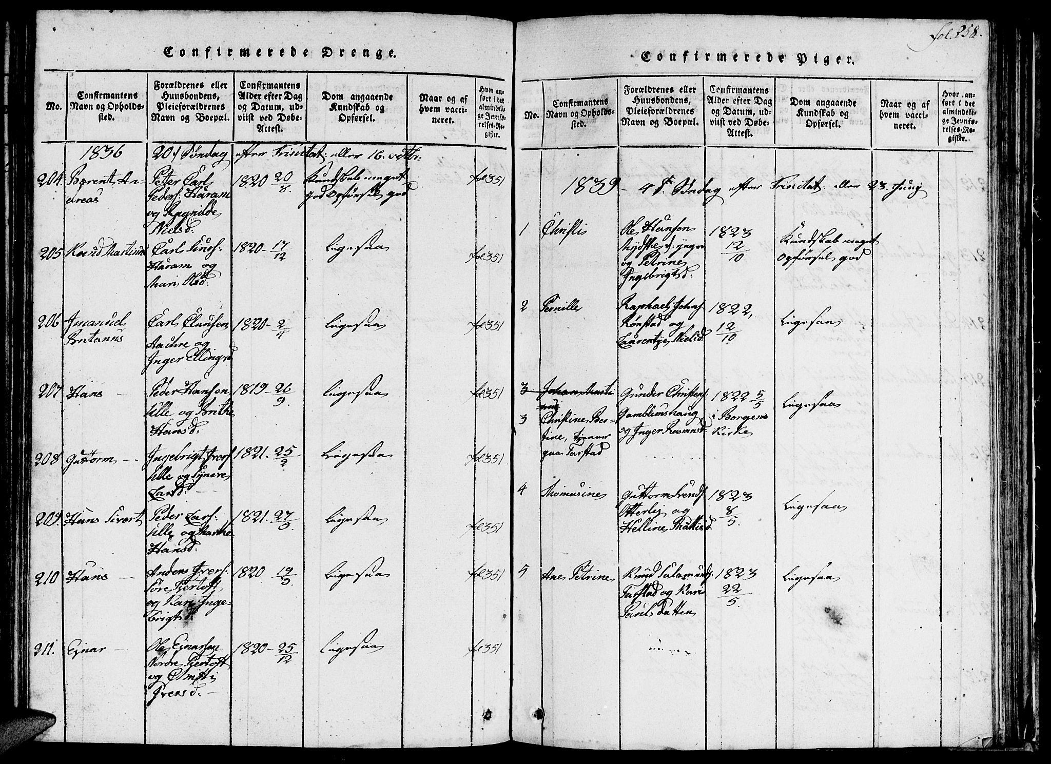 Ministerialprotokoller, klokkerbøker og fødselsregistre - Møre og Romsdal, SAT/A-1454/536/L0506: Klokkerbok nr. 536C01, 1818-1859, s. 258