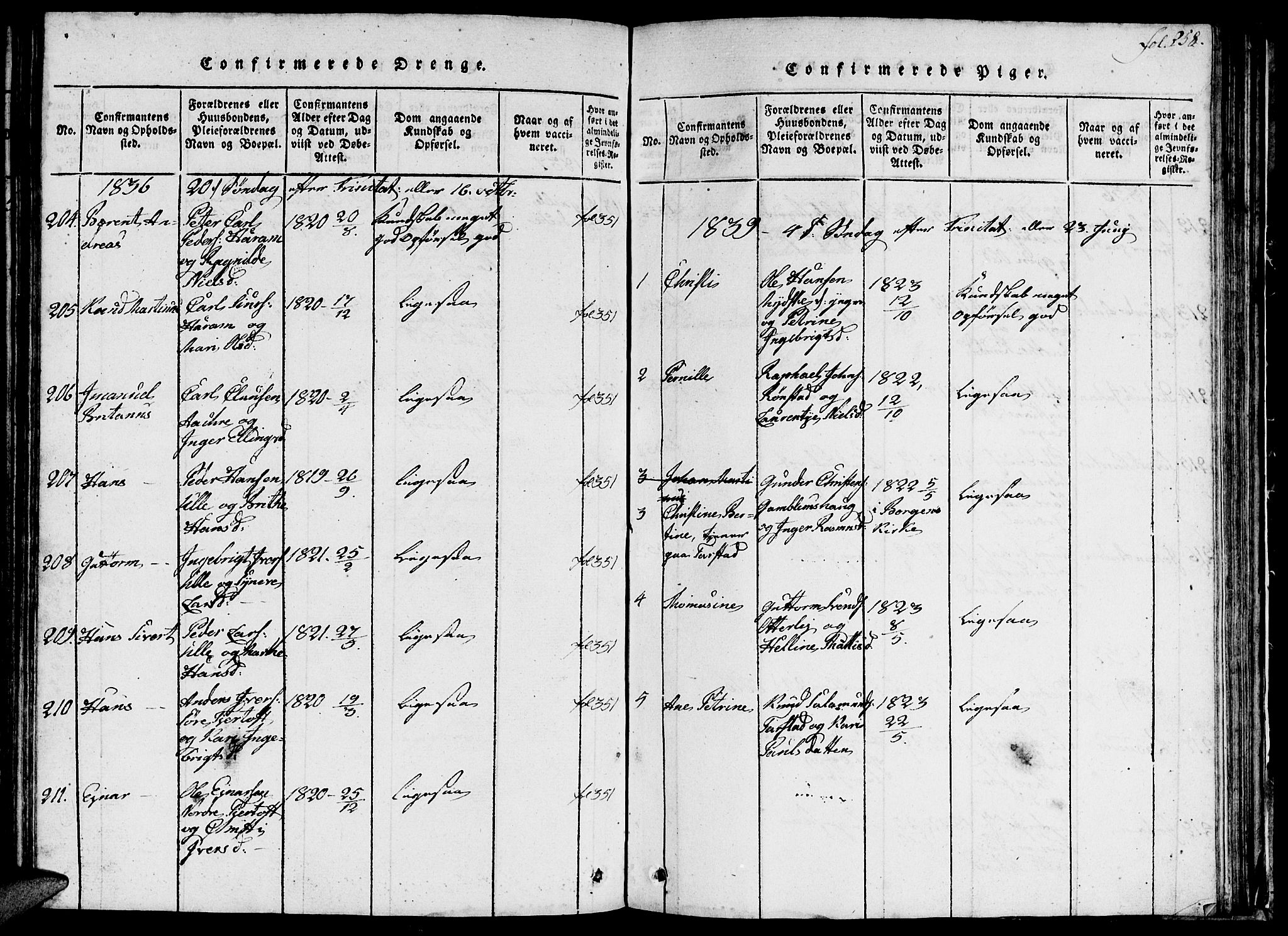 Ministerialprotokoller, klokkerbøker og fødselsregistre - Møre og Romsdal, AV/SAT-A-1454/536/L0506: Klokkerbok nr. 536C01, 1818-1859, s. 258