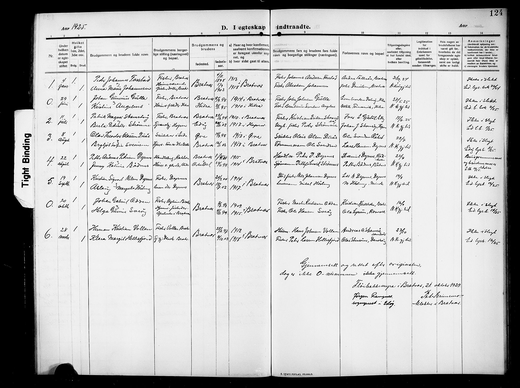 Ministerialprotokoller, klokkerbøker og fødselsregistre - Møre og Romsdal, AV/SAT-A-1454/582/L0949: Klokkerbok nr. 582C01, 1909-1925, s. 124