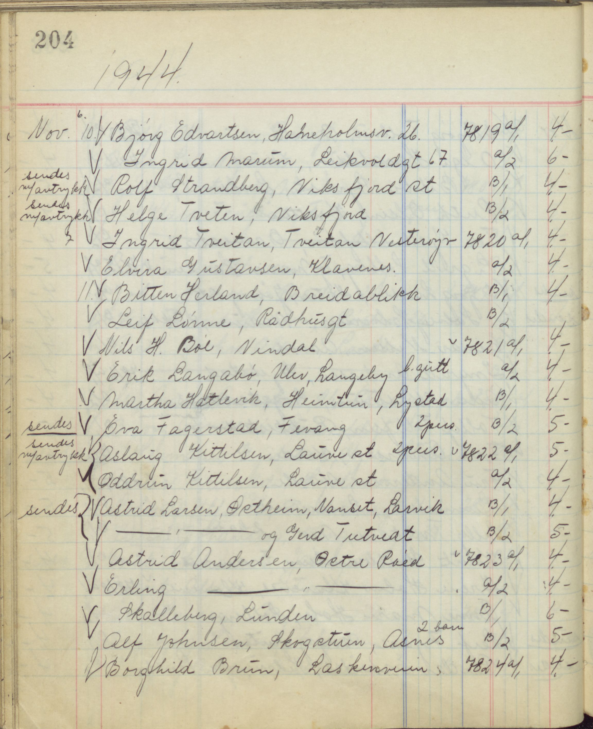 Pa 1494 - Jørgensen, Antonius. Fotograf, VEMU/A-2760/F/Fb, 1927-1984, s. 4373