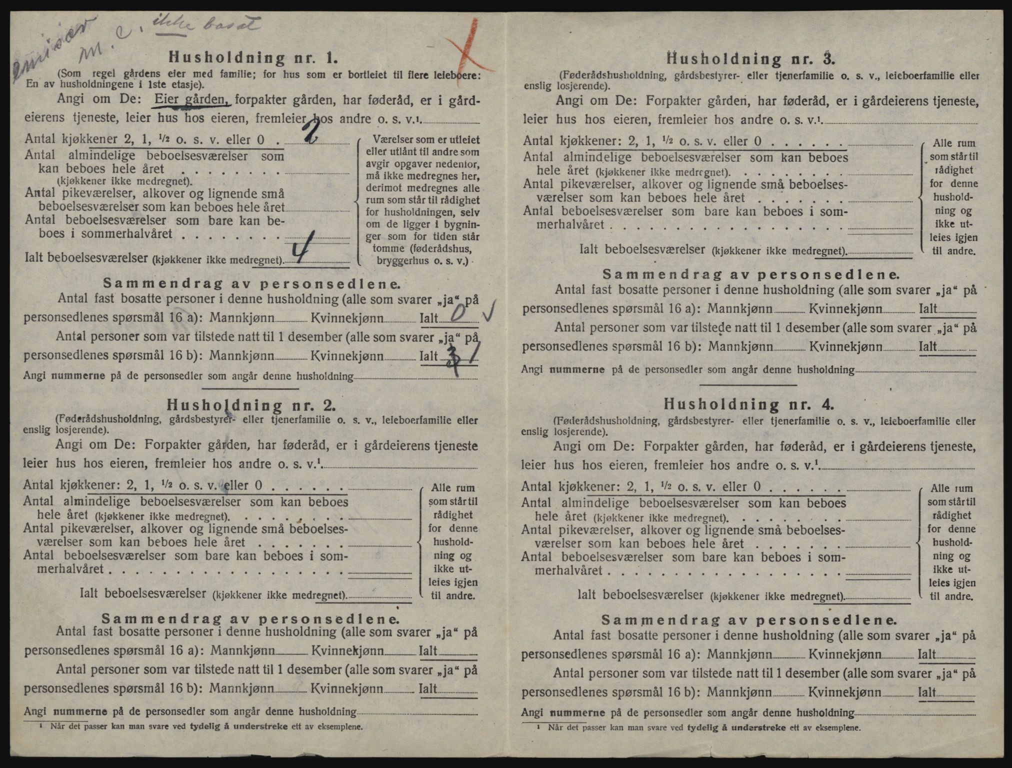 SAT, Folketelling 1920 for 1616 Fillan herred, 1920, s. 45
