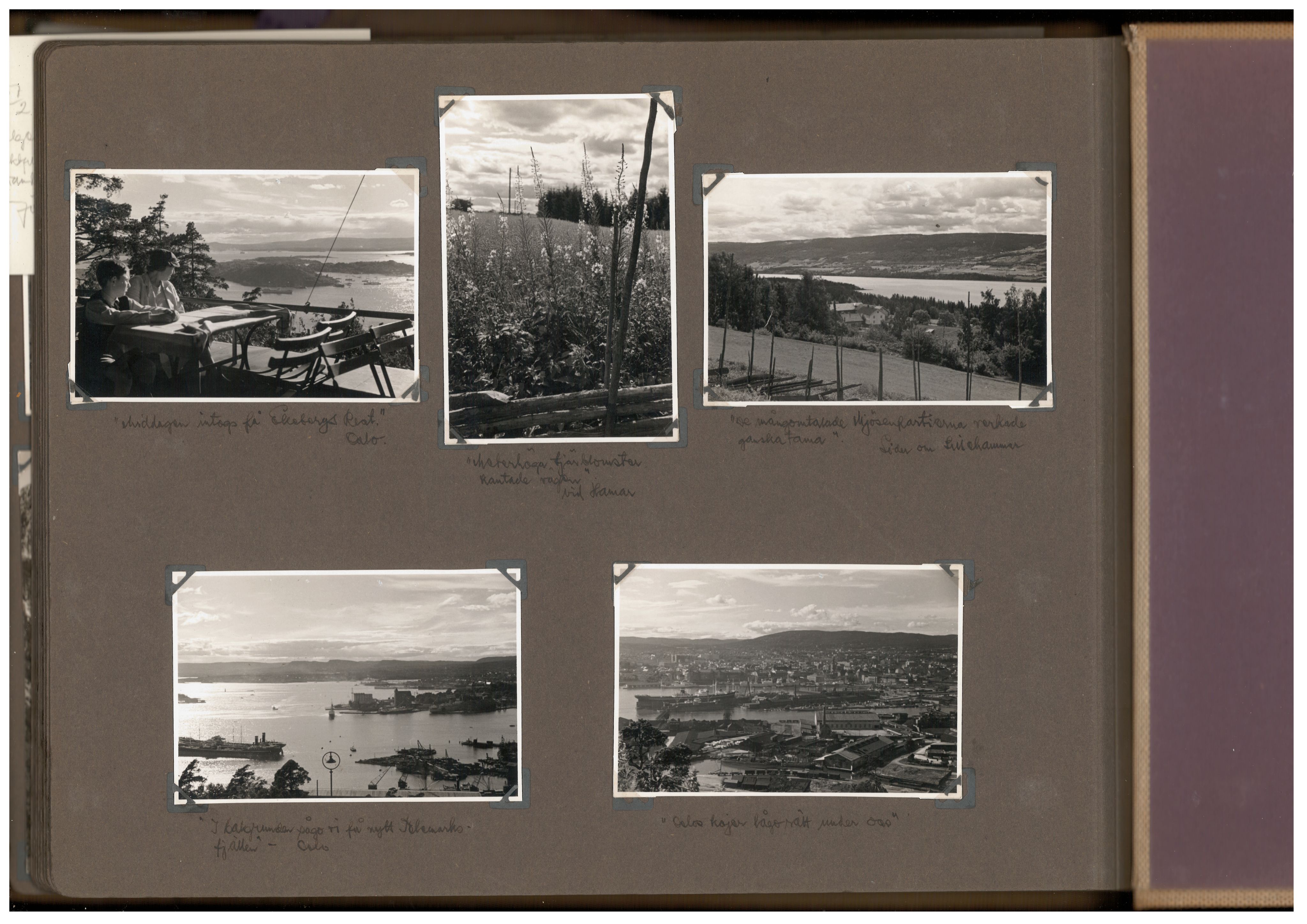 Familien Malmros' på reise i Norge - fotoalbum, SAB/SAB/PA-0313/U/L0001: Fotoalbum, 1935, s. 40