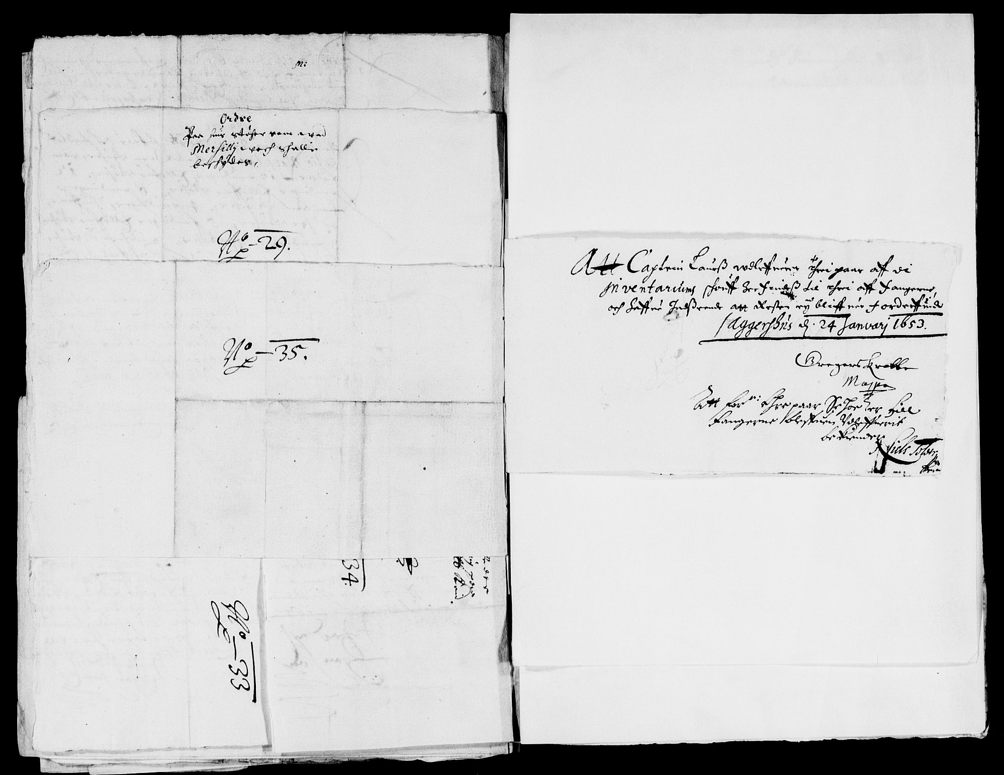 Rentekammeret inntil 1814, Reviderte regnskaper, Lensregnskaper, AV/RA-EA-5023/R/Rb/Rba/L0214: Akershus len, 1651-1653