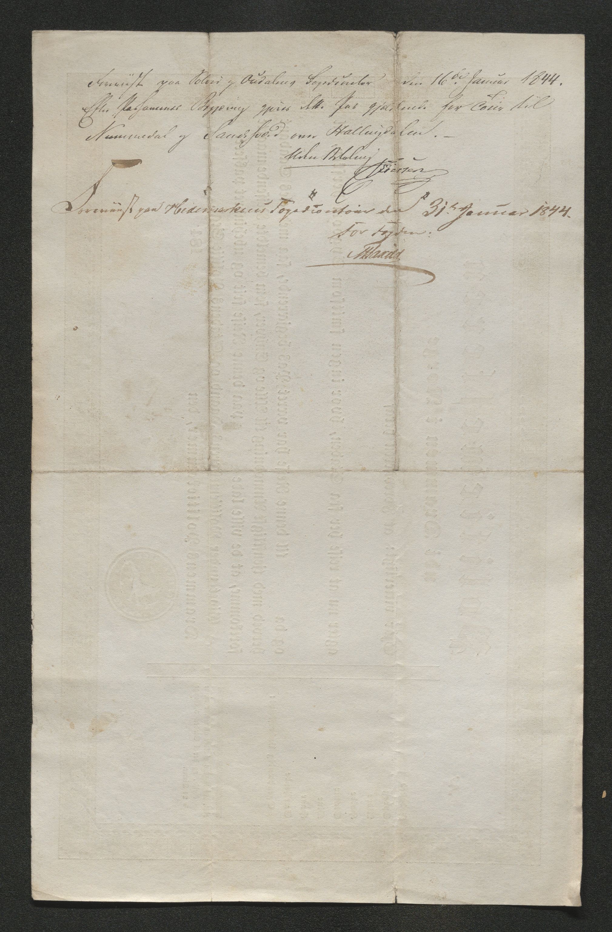 Drammen politikammer, SAKO/A-623/I/Ia/Iab/L0007: Innleverte pass, 1843-1844, s. 350