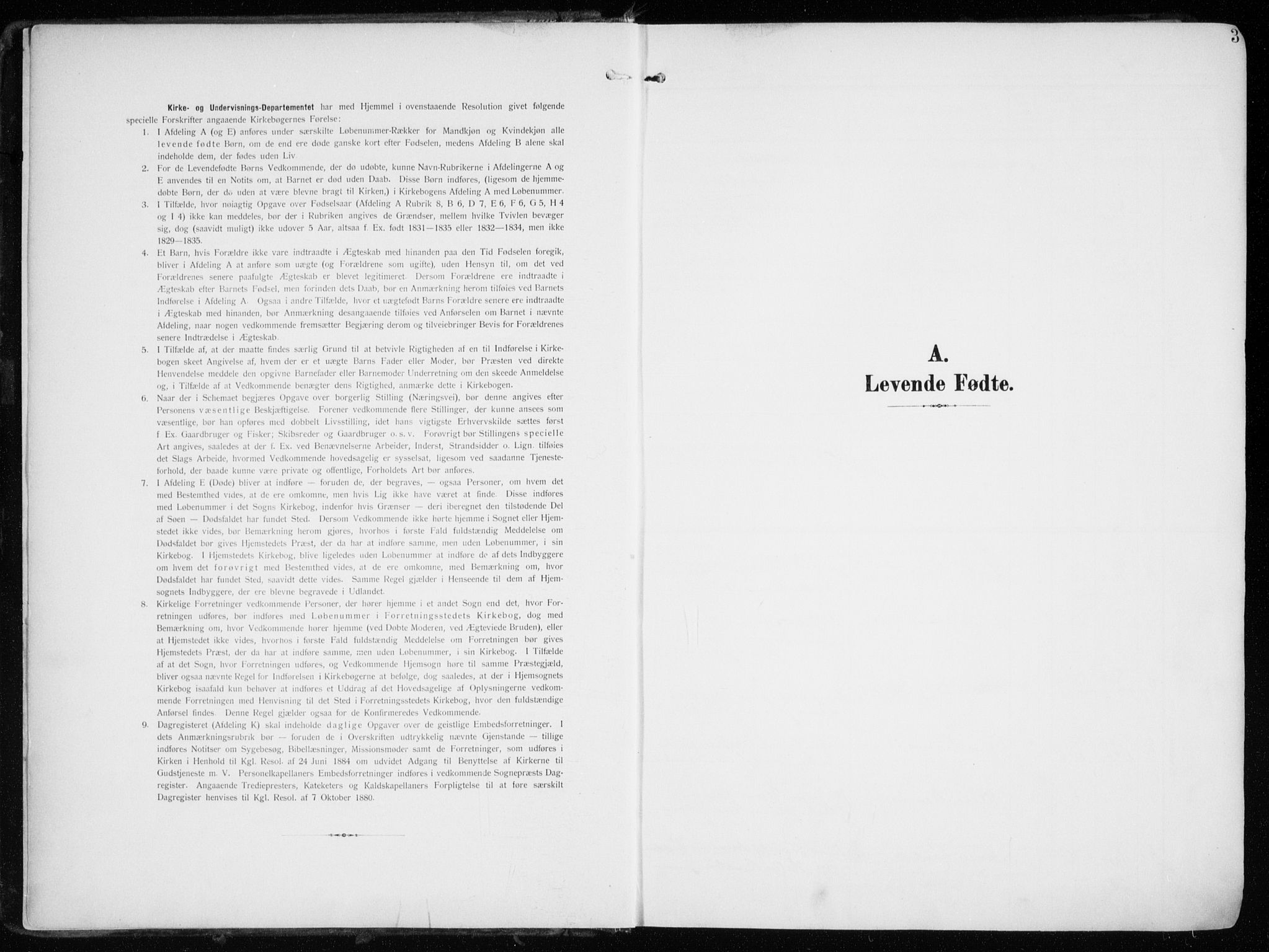 Tromsøysund sokneprestkontor, AV/SATØ-S-1304/G/Ga/L0007kirke: Ministerialbok nr. 7, 1907-1914, s. 3
