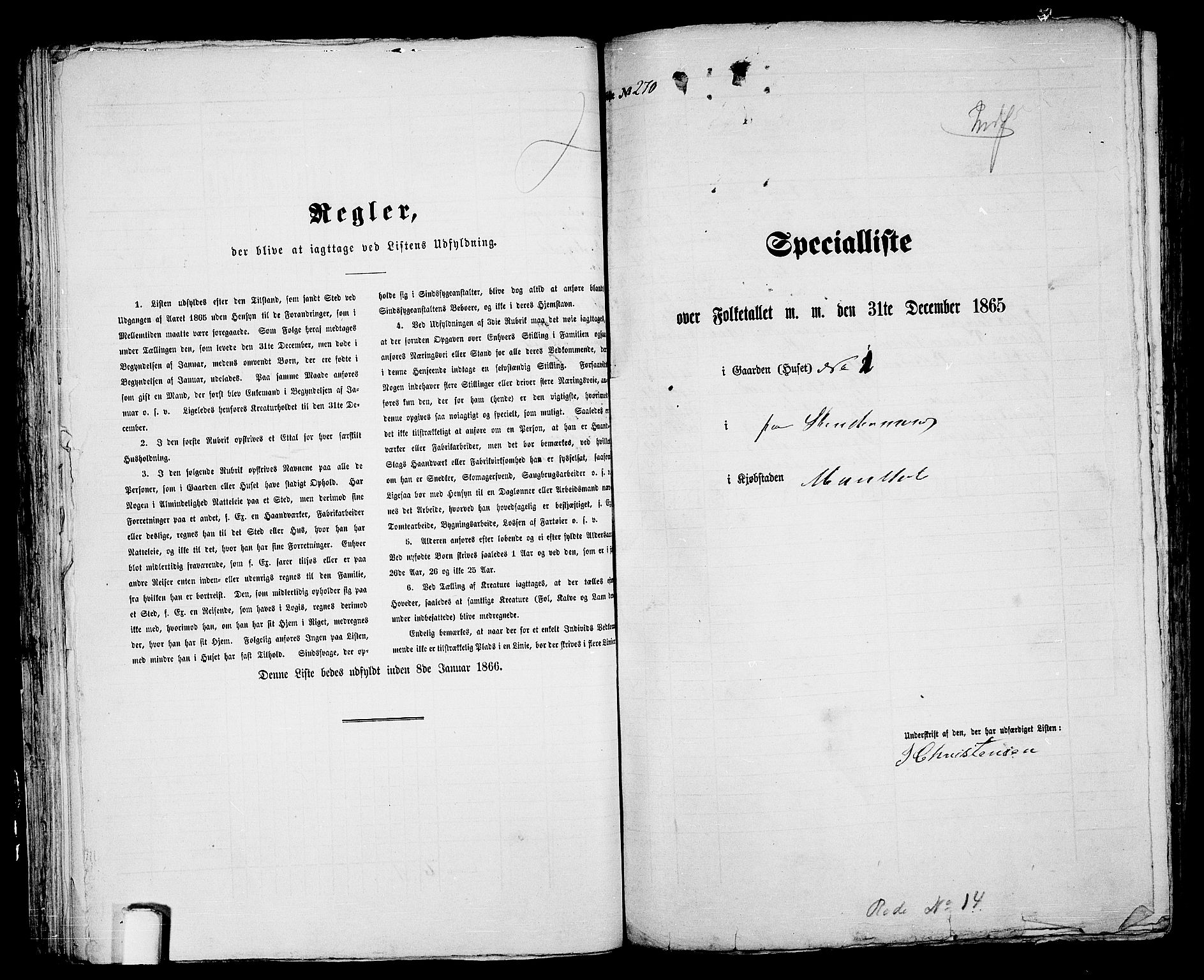 RA, Folketelling 1865 for 1002B Mandal prestegjeld, Mandal ladested, 1865, s. 545