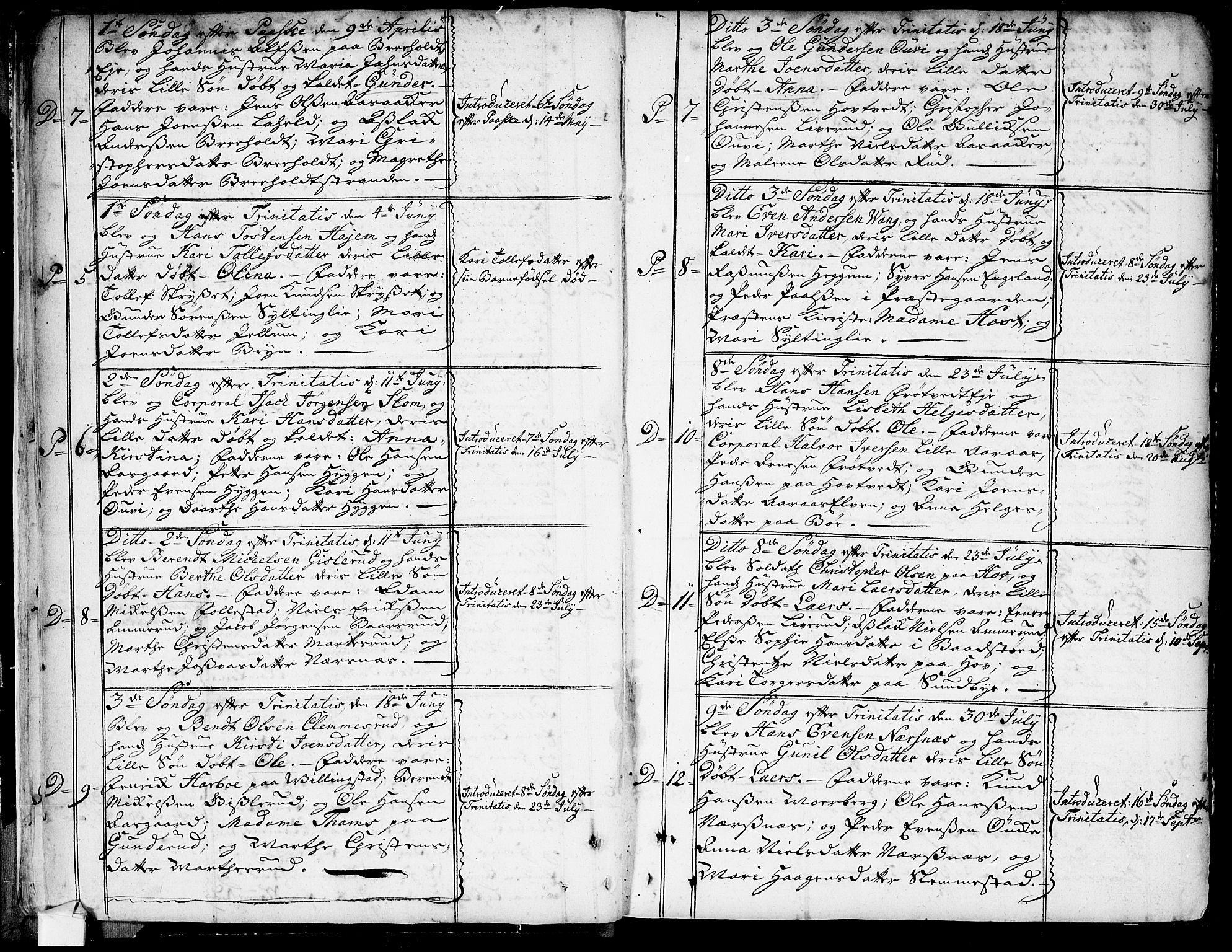 Røyken kirkebøker, SAKO/A-241/G/Ga/L0001: Klokkerbok nr. 1, 1740-1768, s. 46-47