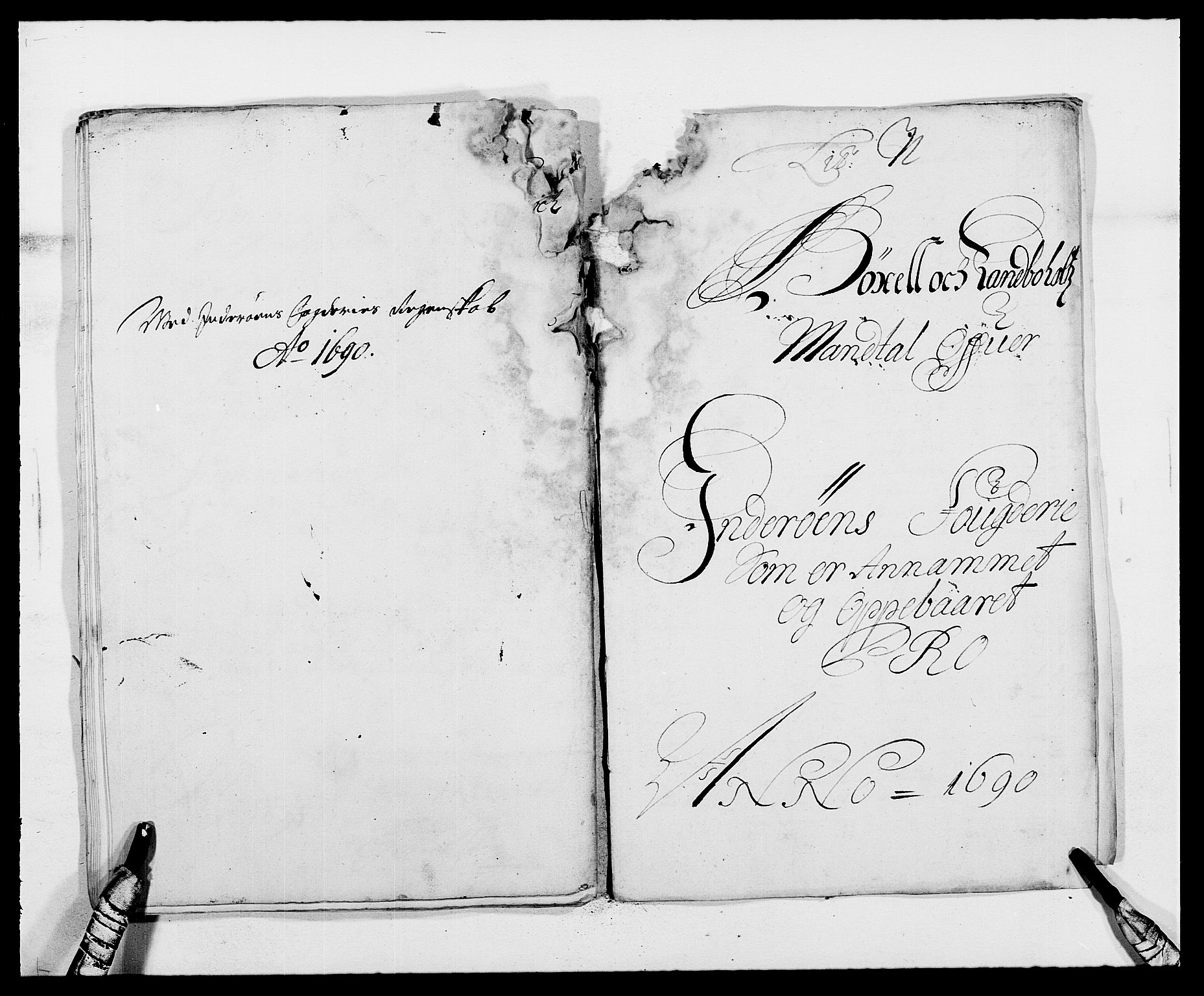 Rentekammeret inntil 1814, Reviderte regnskaper, Fogderegnskap, AV/RA-EA-4092/R63/L4307: Fogderegnskap Inderøy, 1690-1691, s. 175