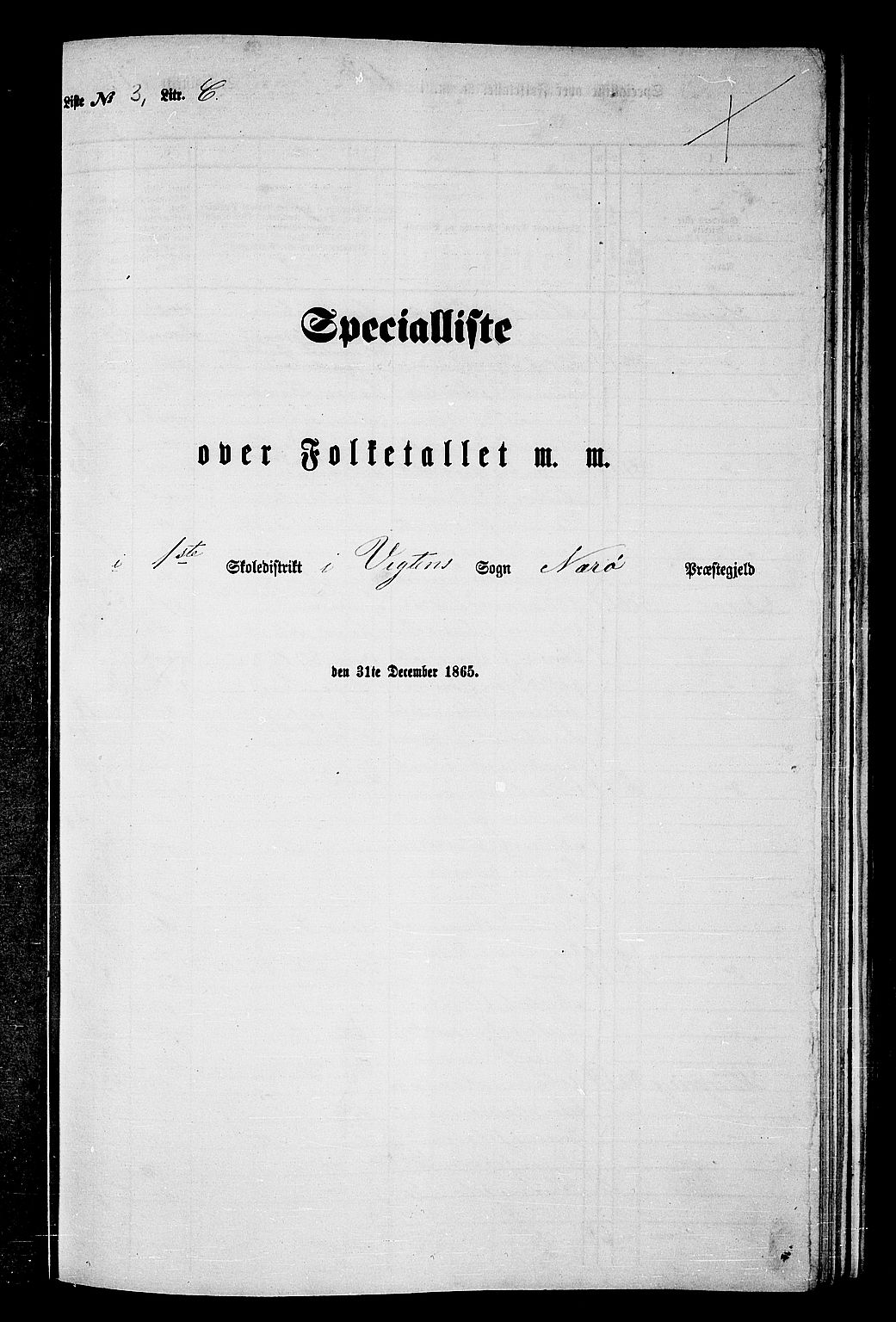 RA, Folketelling 1865 for 1751P Nærøy prestegjeld, 1865, s. 92