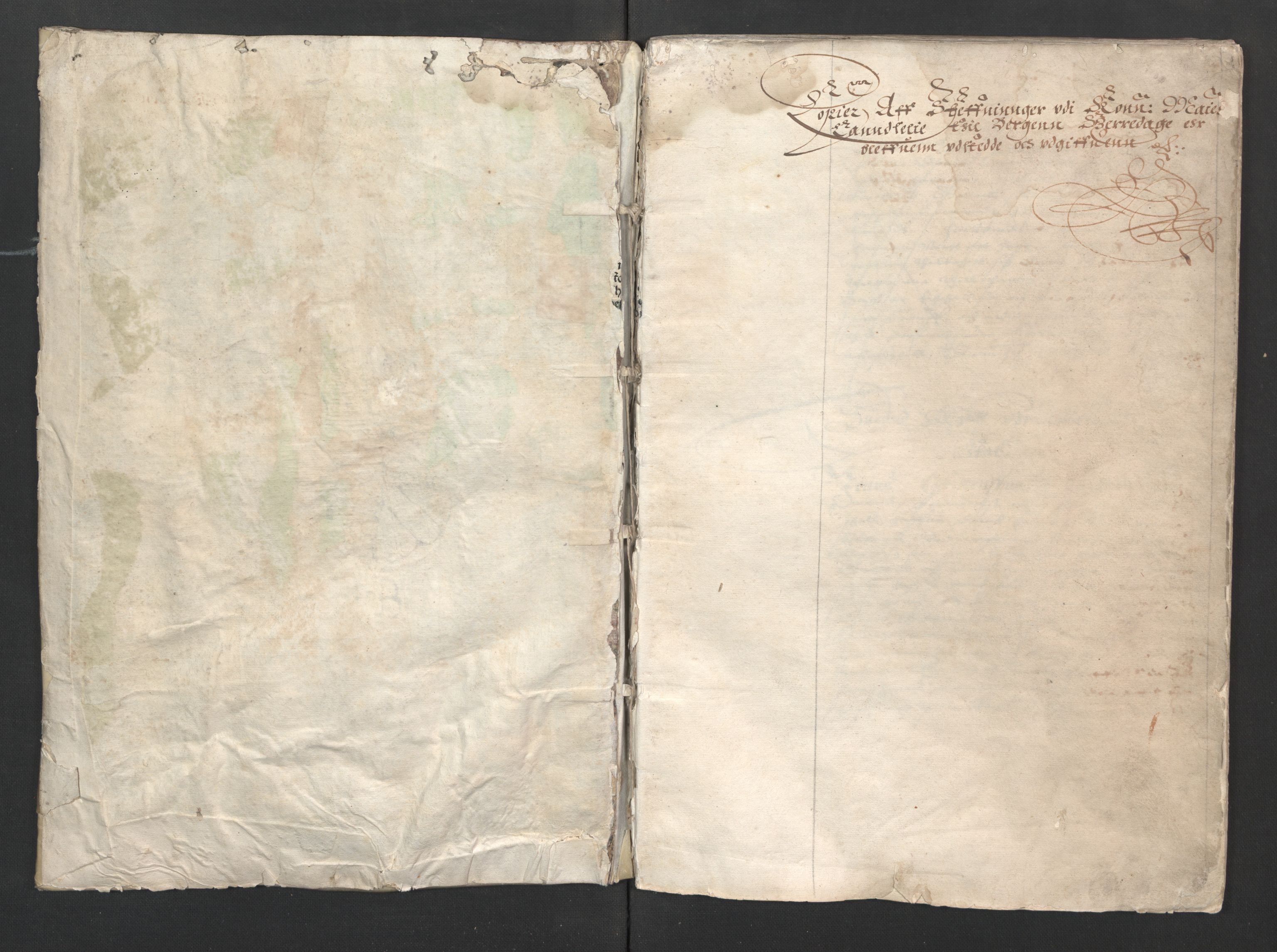 Herredagen 1539-1664  (Kongens Retterting), RA/EA-2882/A/L0013: Dombok   Avsiktsbok   Stevningsbok, 1622