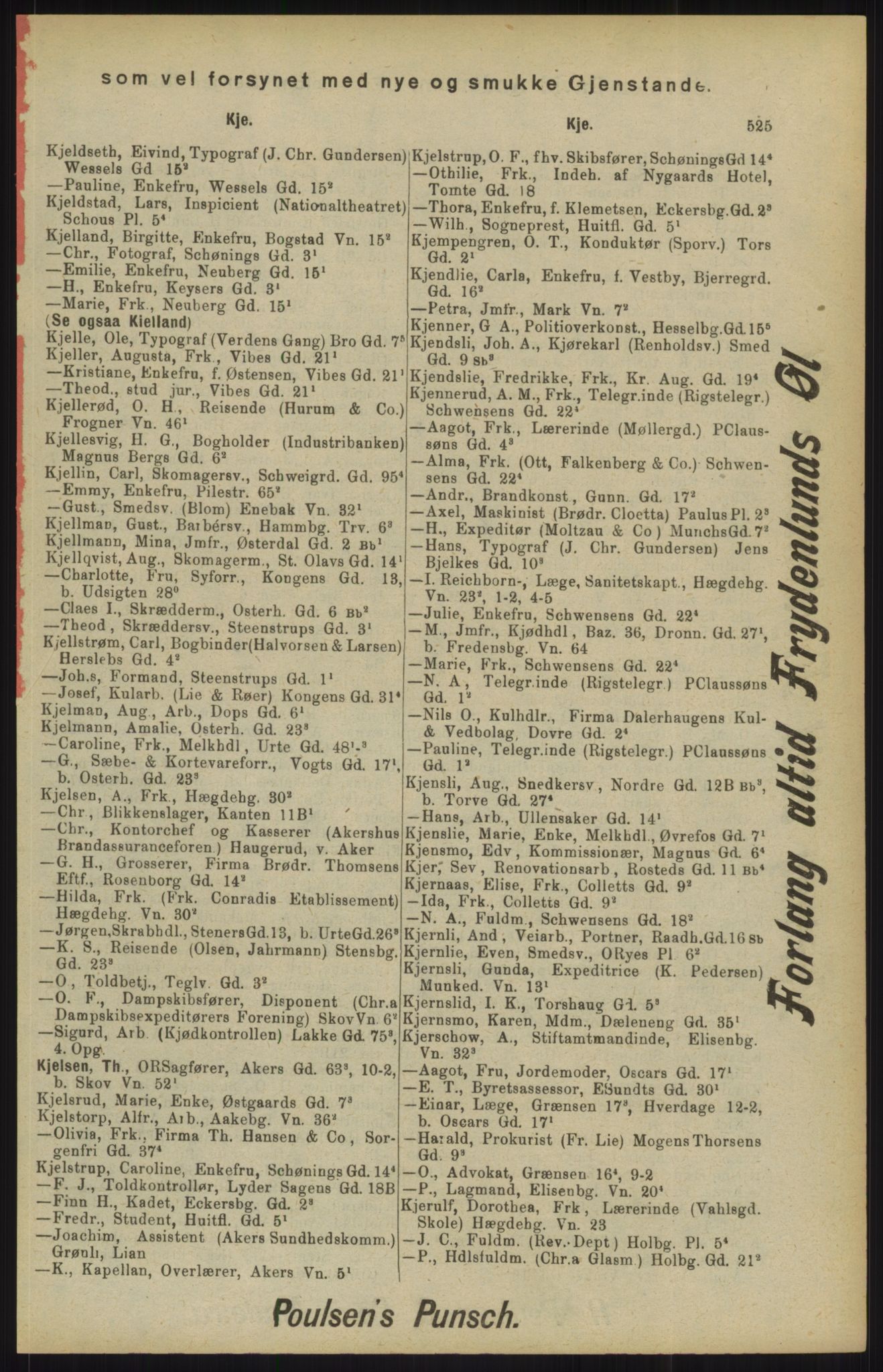 Kristiania/Oslo adressebok, PUBL/-, 1904, s. 527