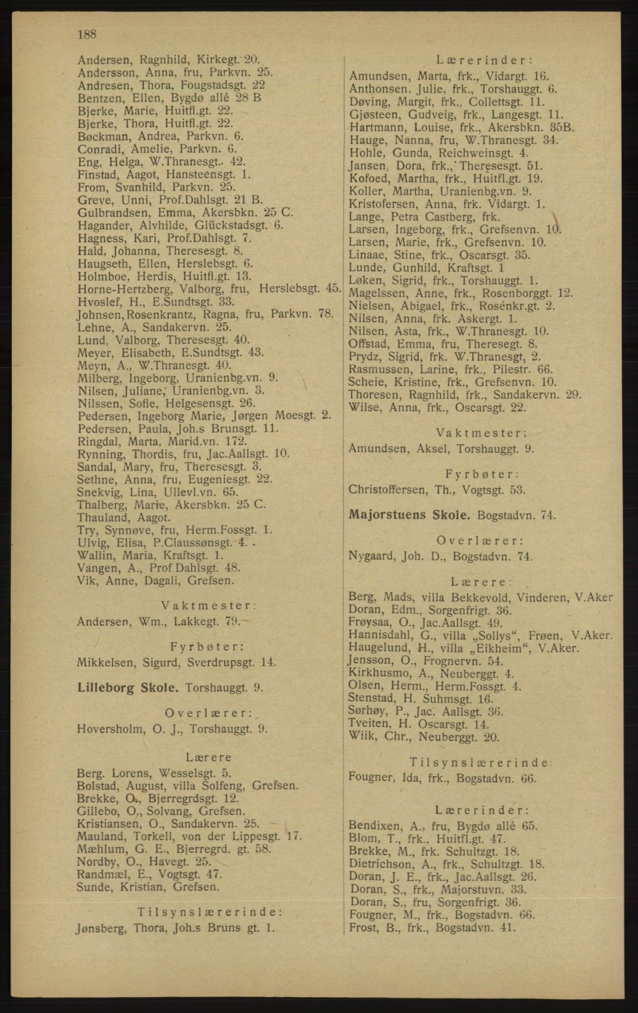 Kristiania/Oslo adressebok, PUBL/-, 1913, s. 190