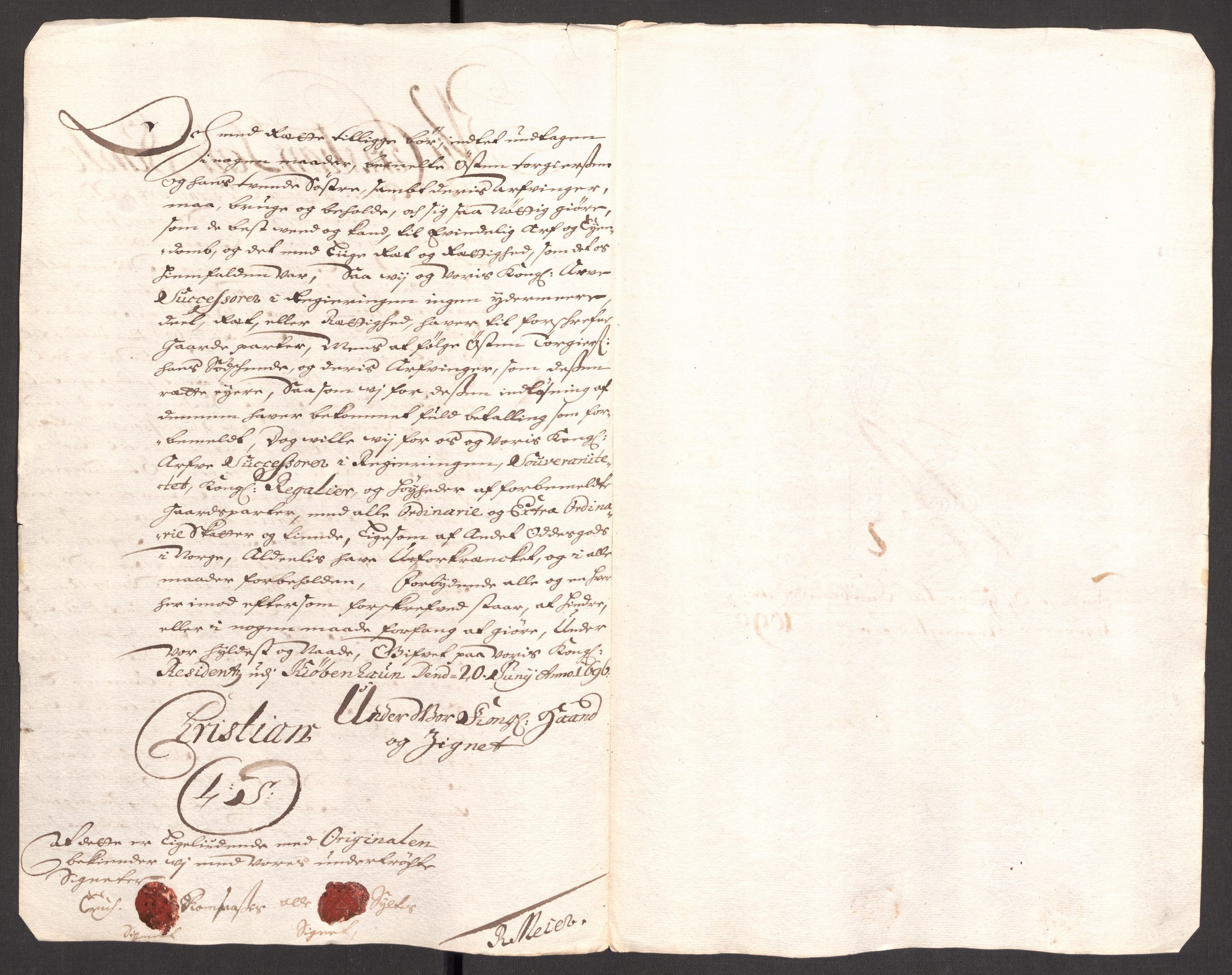 Rentekammeret inntil 1814, Reviderte regnskaper, Fogderegnskap, AV/RA-EA-4092/R17/L1170: Fogderegnskap Gudbrandsdal, 1696-1697, s. 38