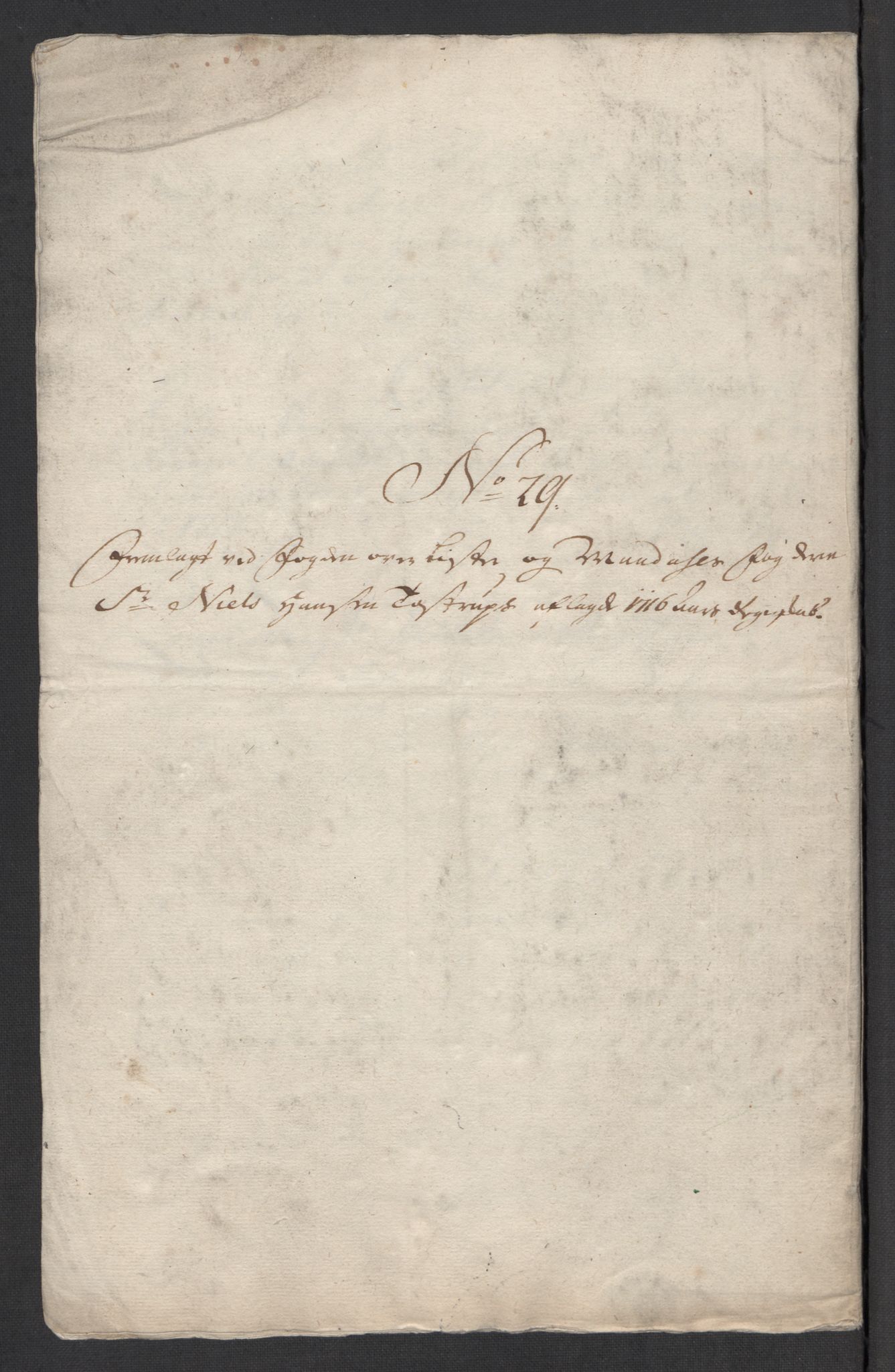 Rentekammeret inntil 1814, Reviderte regnskaper, Fogderegnskap, AV/RA-EA-4092/R43/L2560: Fogderegnskap Lista og Mandal, 1716, s. 281