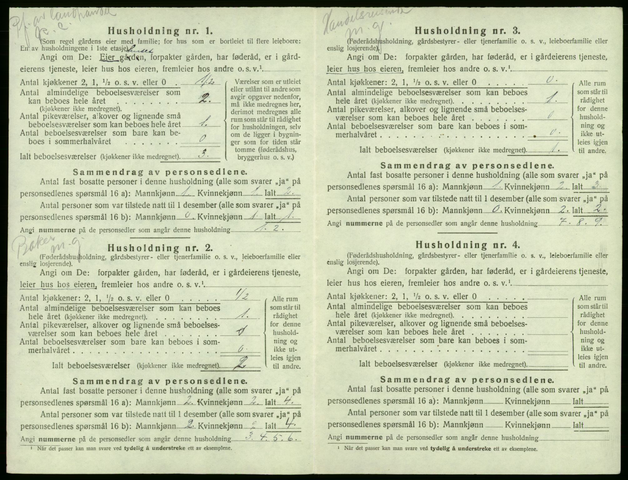SAB, Folketelling 1920 for 1244 Austevoll herred, 1920, s. 153