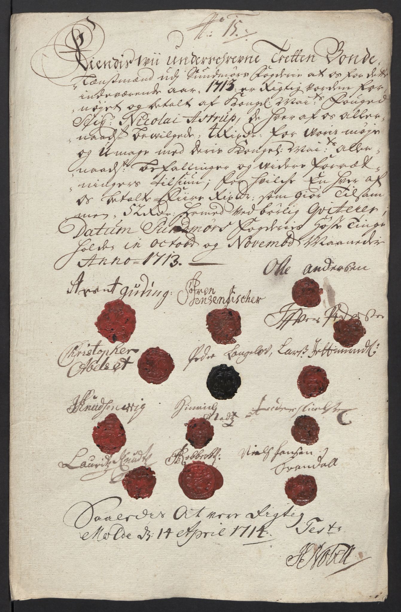 Rentekammeret inntil 1814, Reviderte regnskaper, Fogderegnskap, RA/EA-4092/R54/L3565: Fogderegnskap Sunnmøre, 1712-1713, s. 553