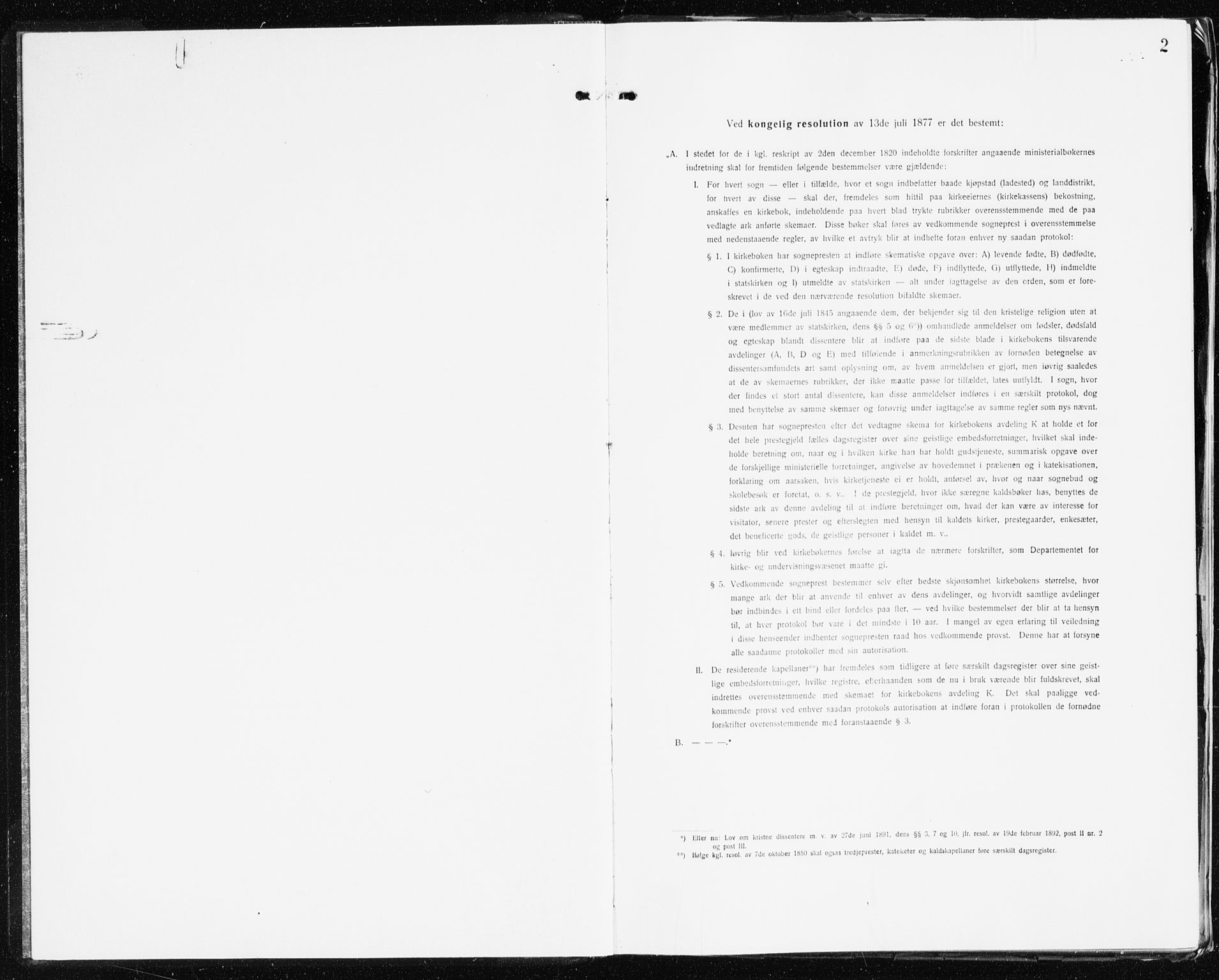 Holt sokneprestkontor, SAK/1111-0021/F/Fb/L0012: Klokkerbok nr. B 12, 1919-1944, s. 2