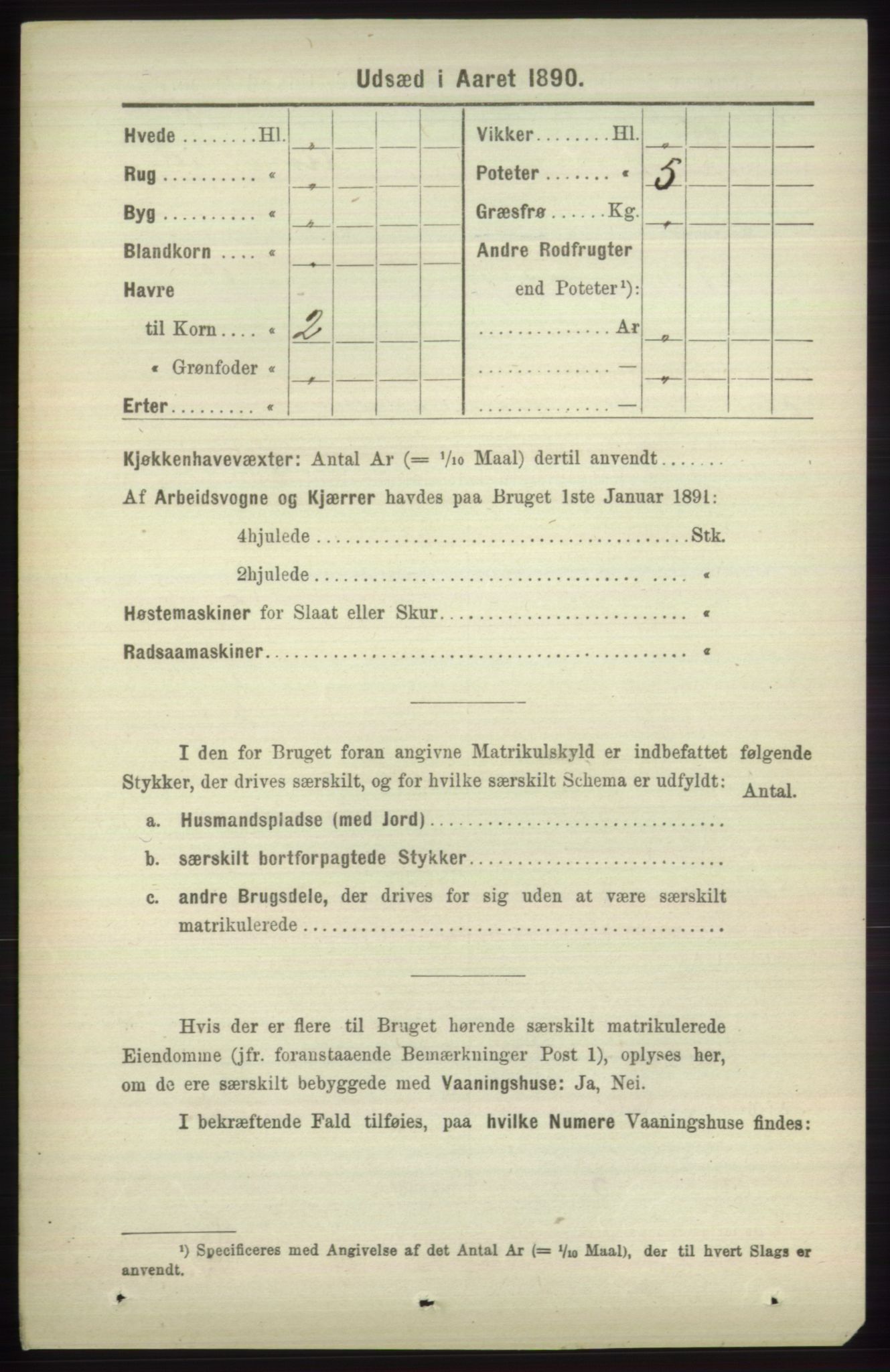 RA, Folketelling 1891 for 1251 Bruvik herred, 1891, s. 4899